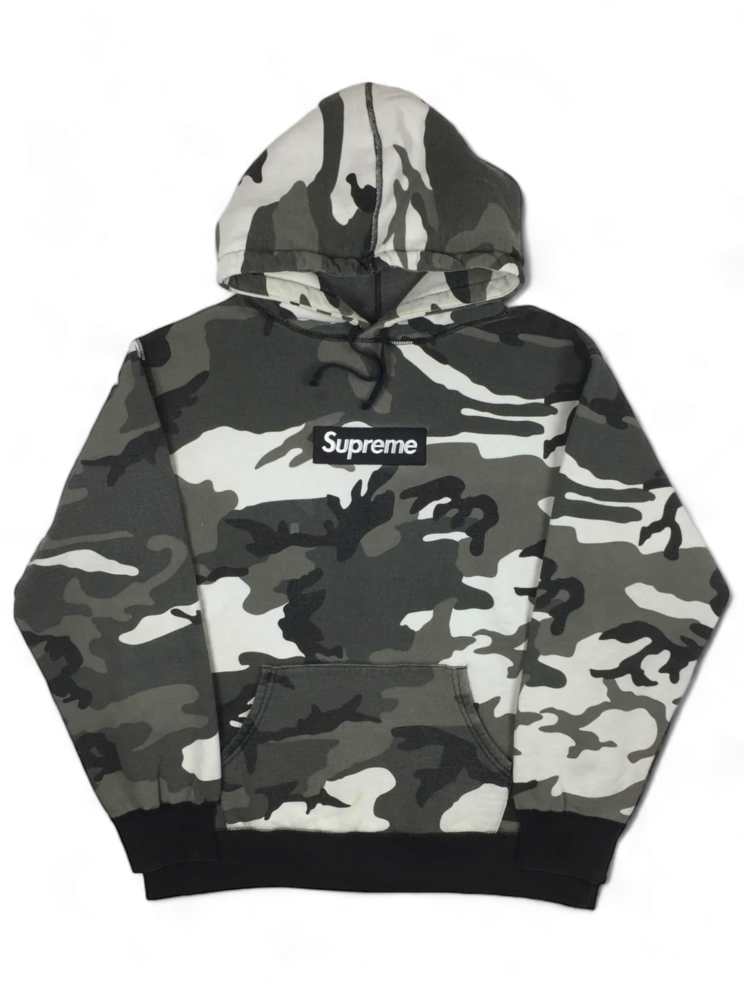 2013 Supreme Snow Camo Box Logo Hoodie