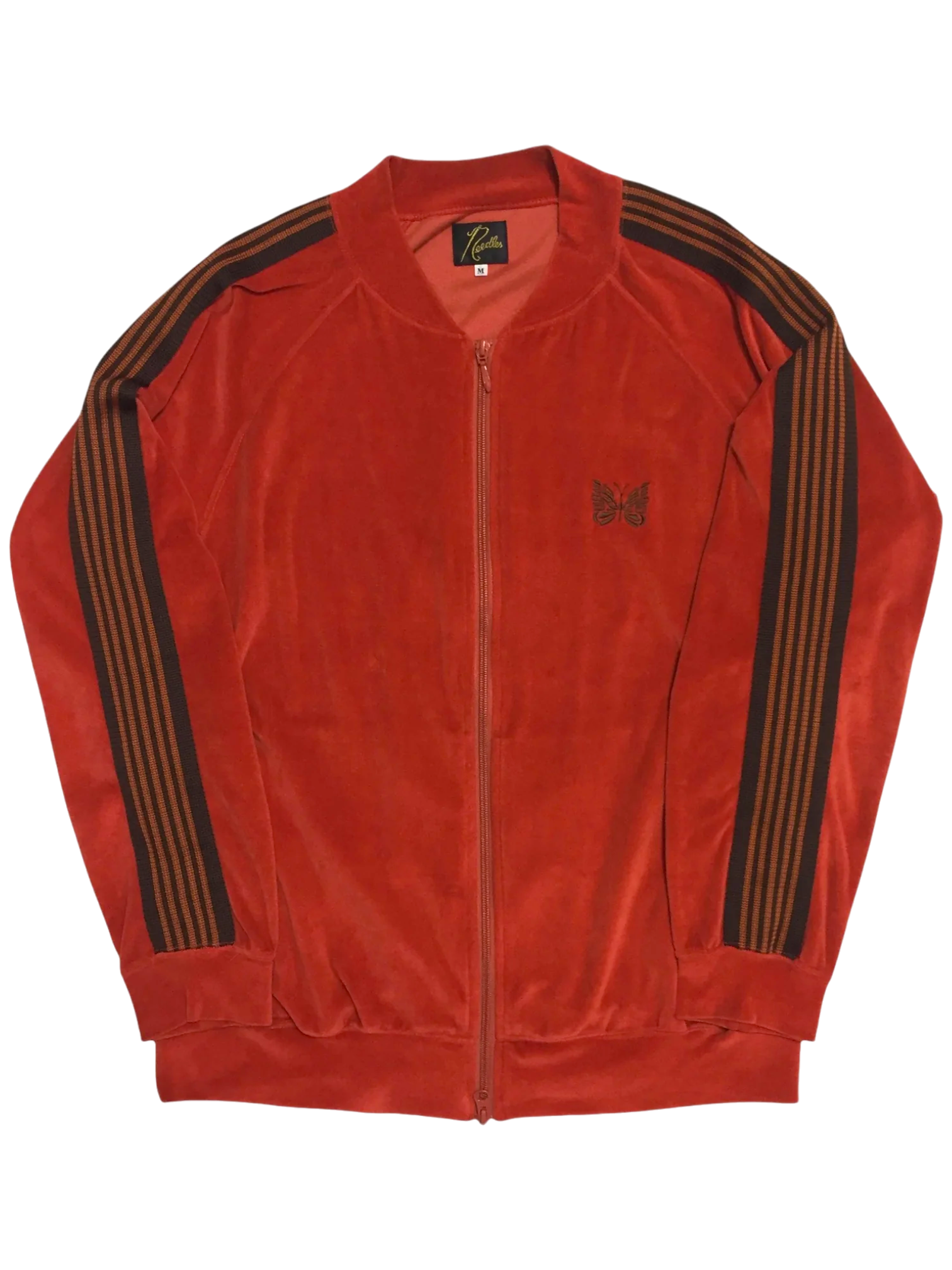 Needles Velour Burnt Orange Track Top