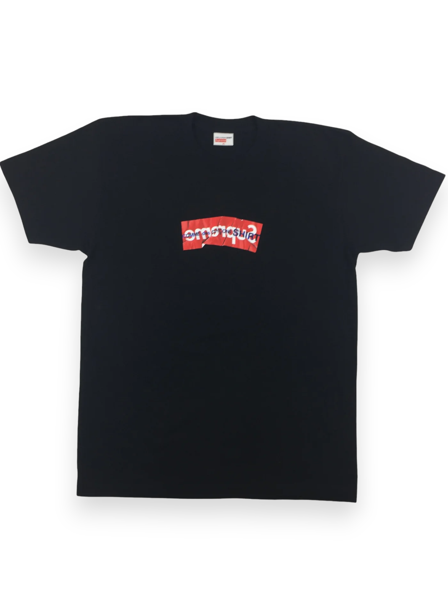2017 Supreme x CDG Black Box Logo Tee