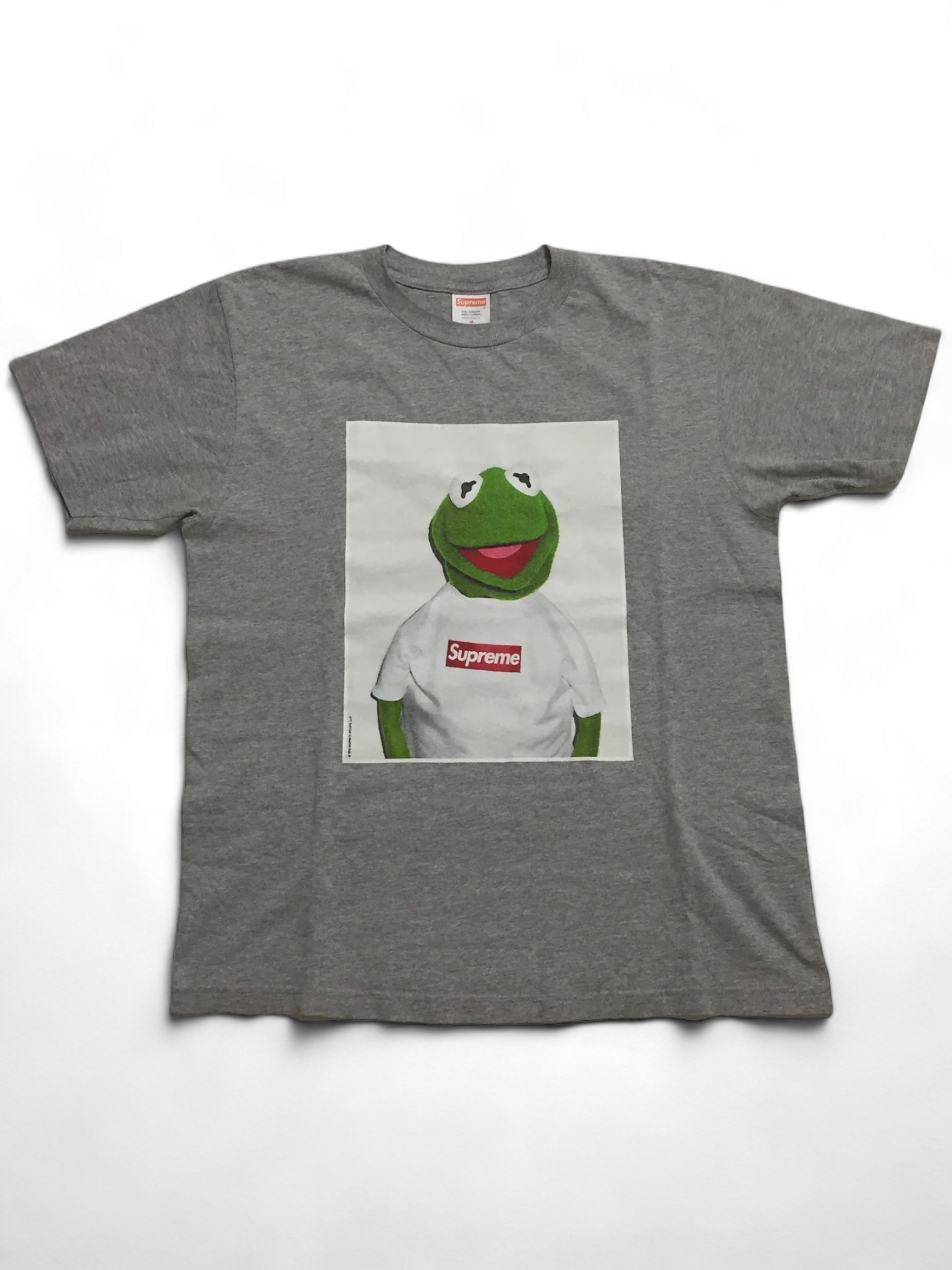 2008 Supreme Kermit Grey Photo Tee