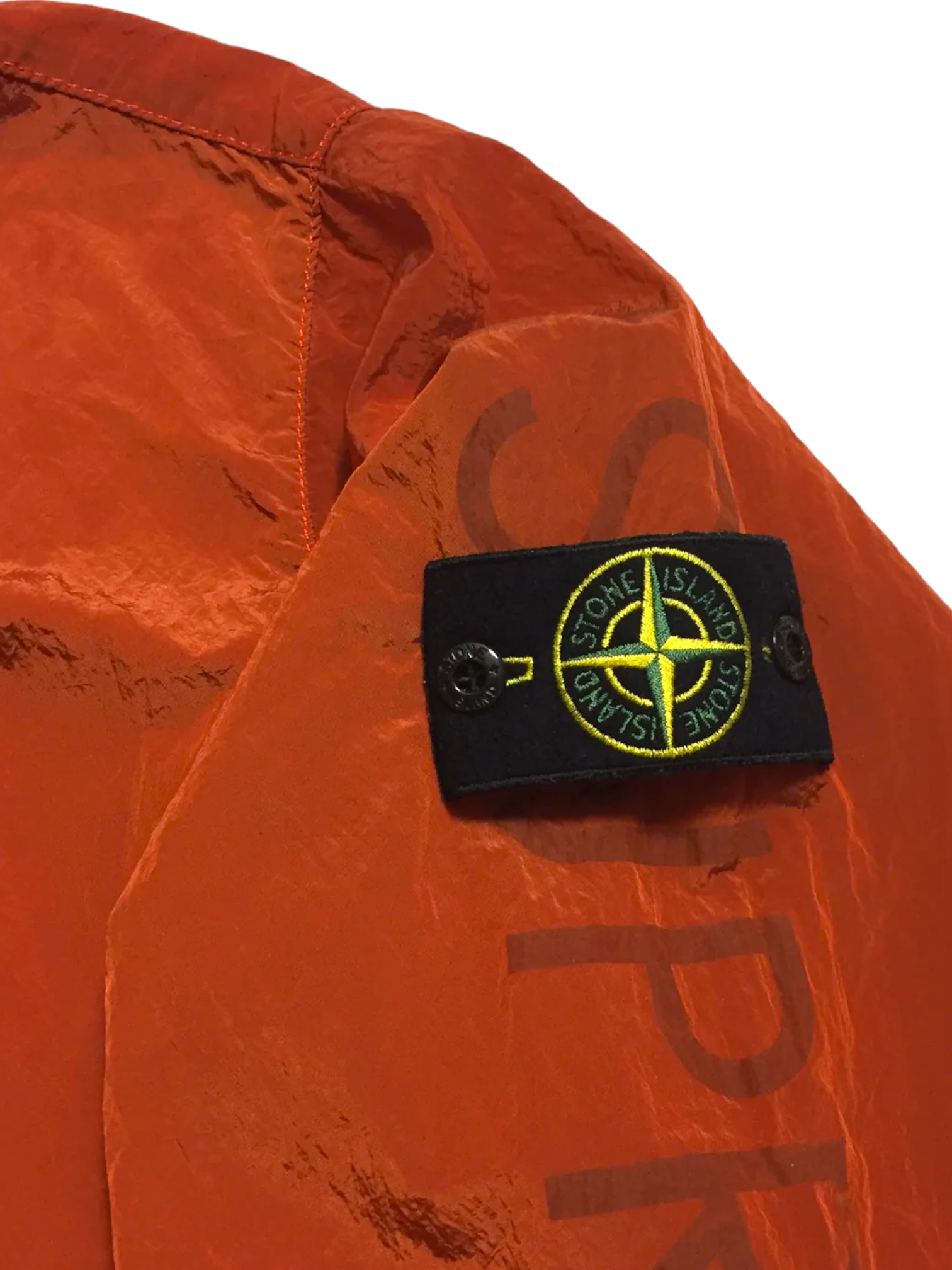 2016 Supreme x Stone Island Orange Nylon Metal Track Top