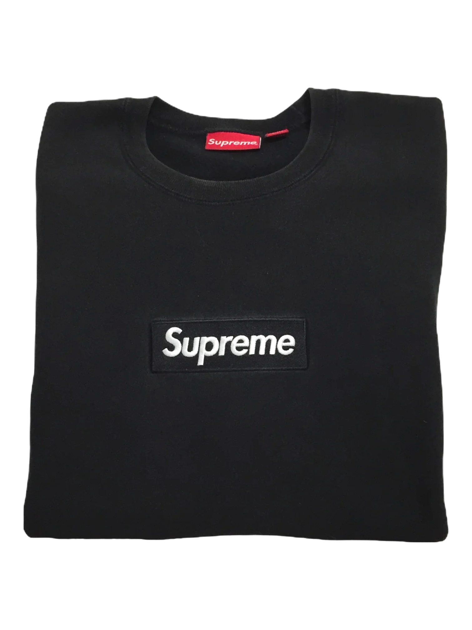 2015 Supreme Black Box Logo Crewneck