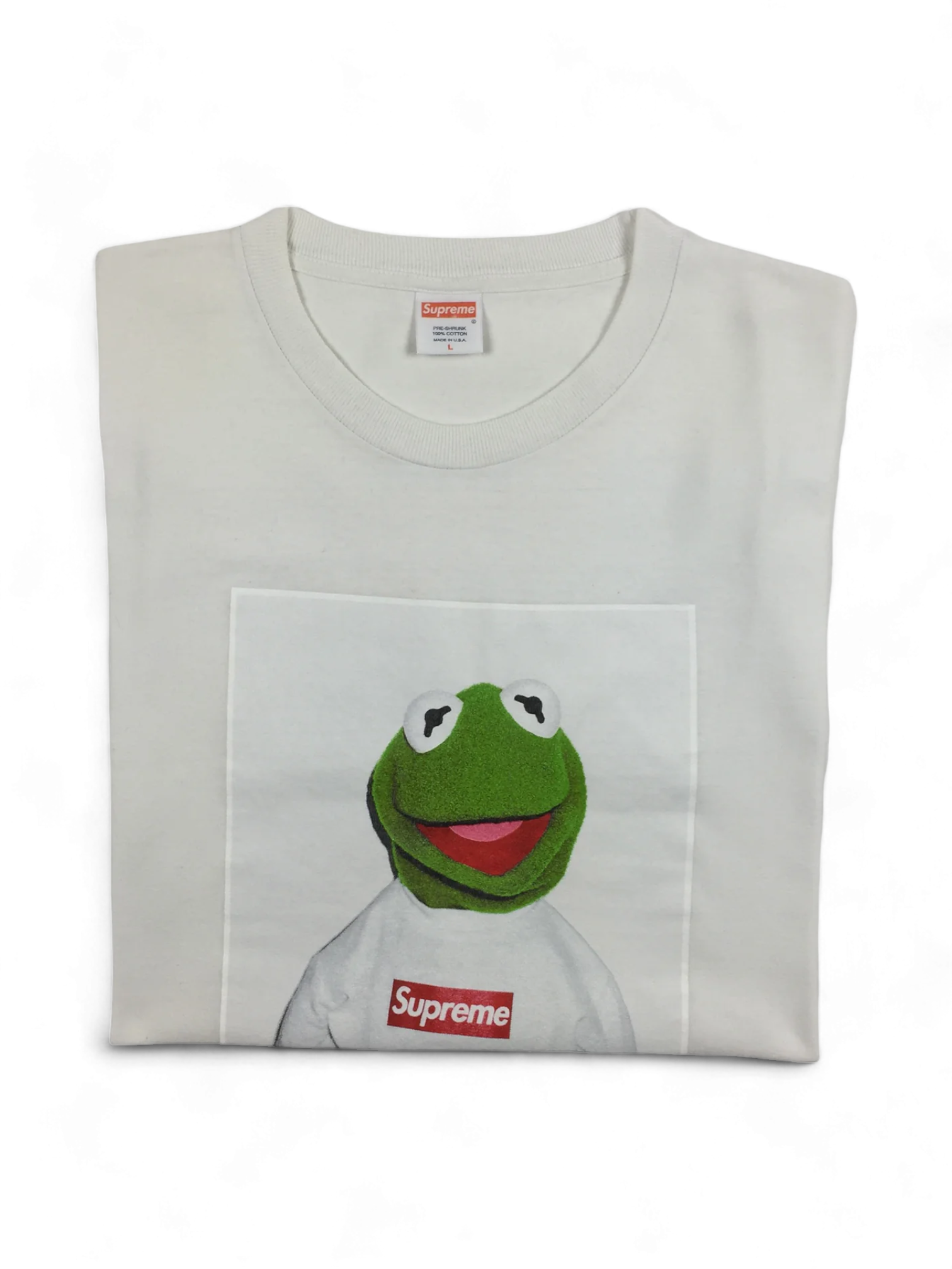 2008 Supreme Kermit White Photo Tee