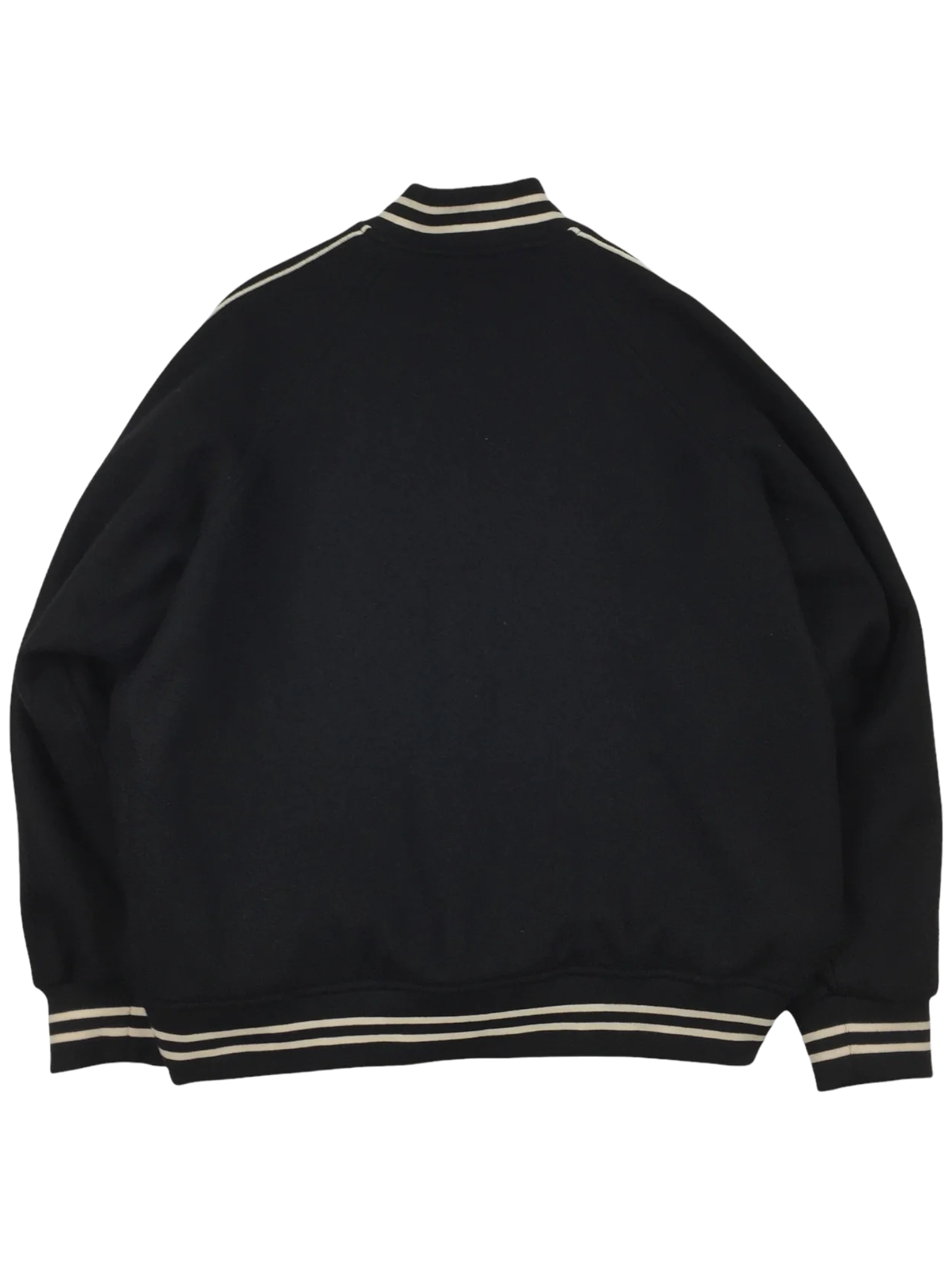 2017 Supreme x Playboy Black Leather Varsity Jacket