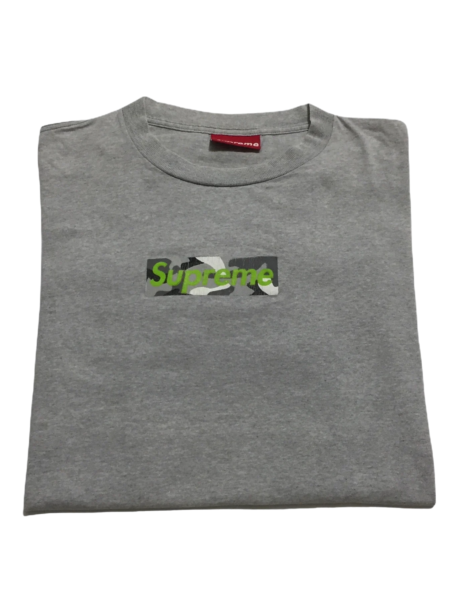 1997 Supreme Marble Grey Camo Box Logo Tee