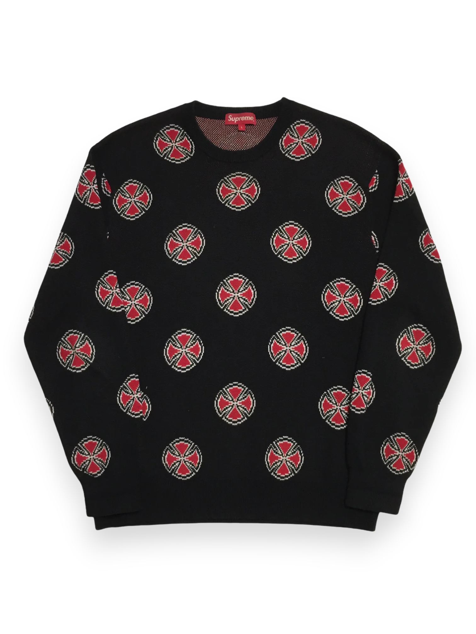 2015 Supreme x Independent Knit Crewneck