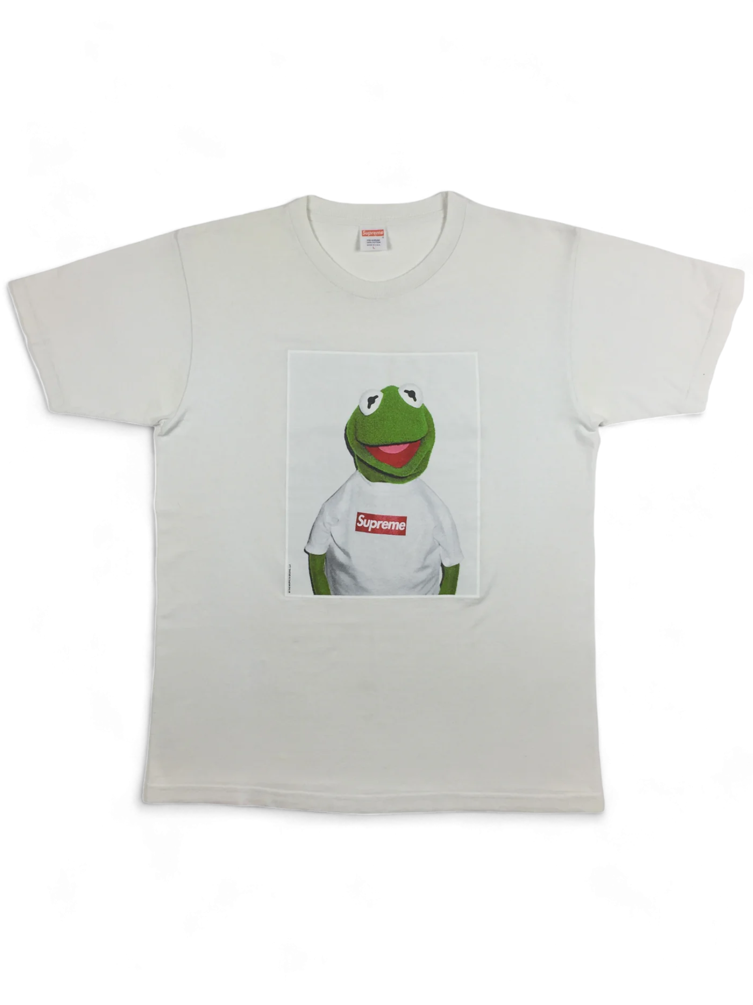 2008 Supreme Kermit White Photo Tee