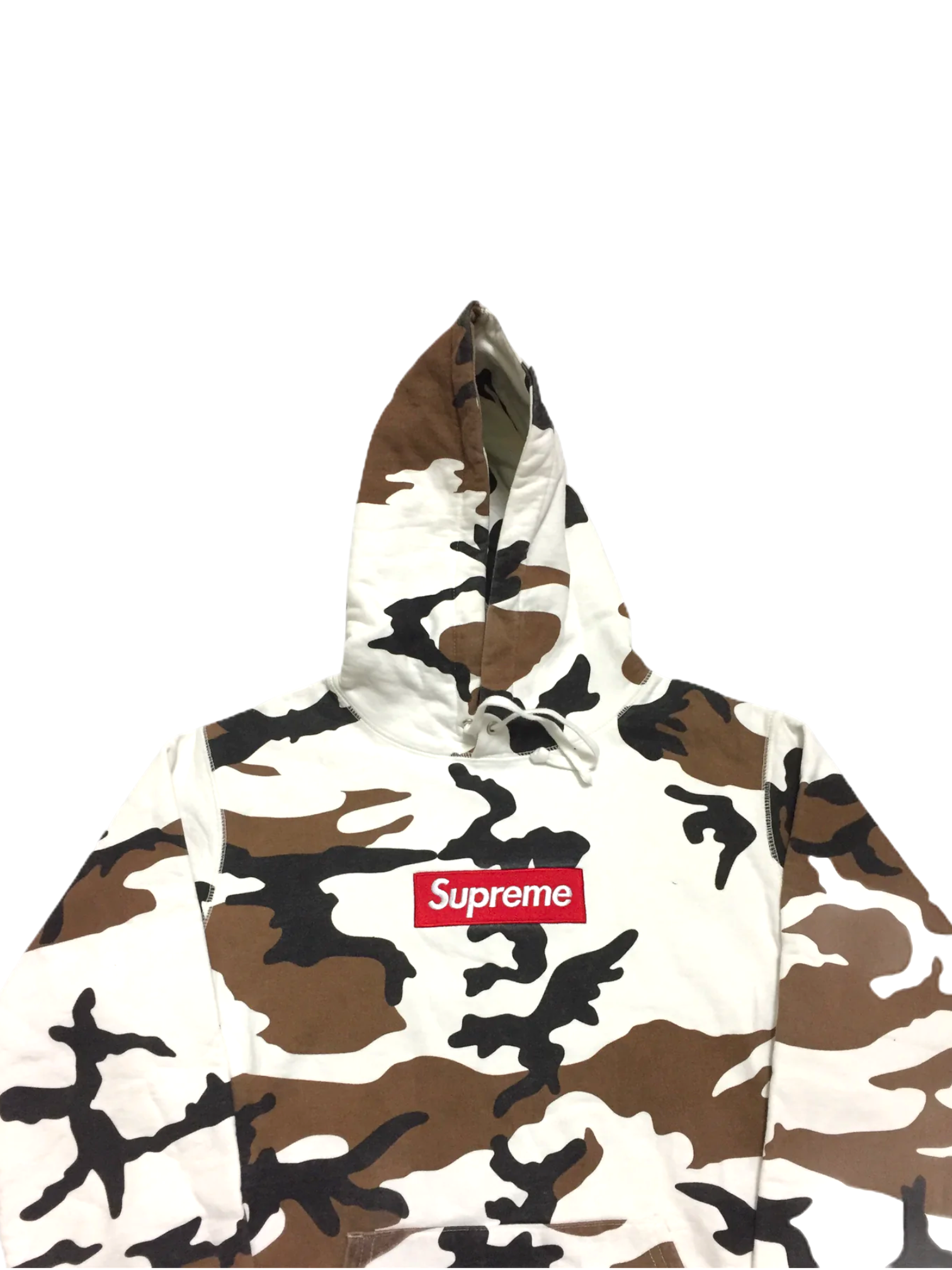 2016 Supreme Cow Camo Box Logo Hoodie