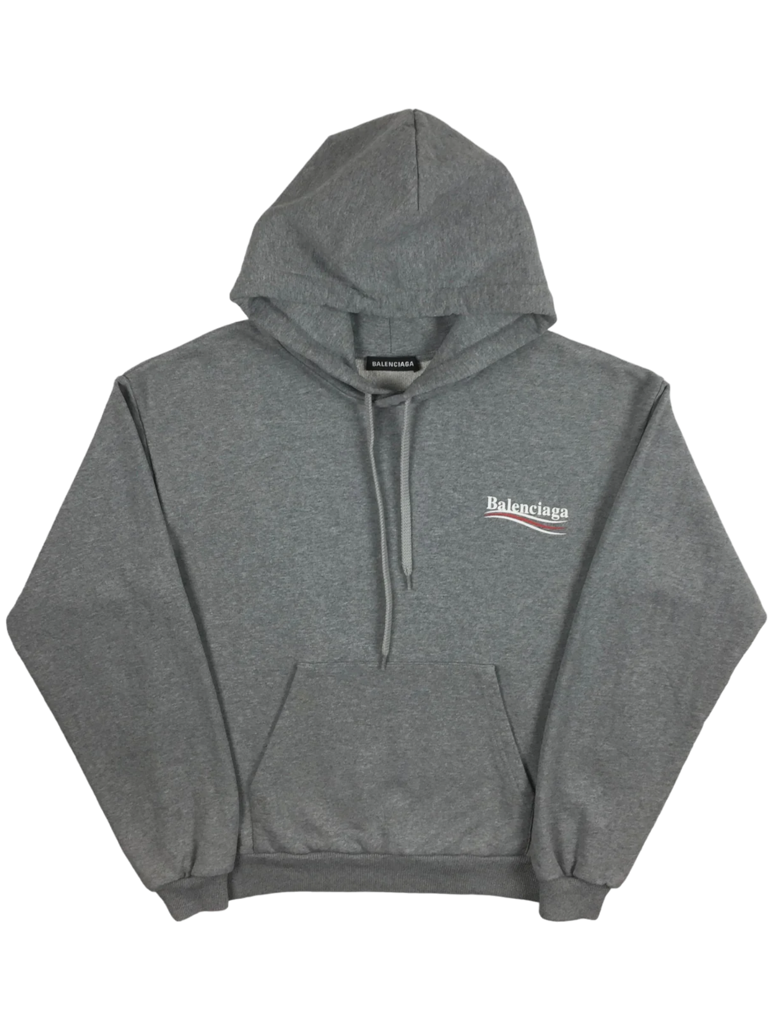Balenciaga Grey Political Campaign Hoodie