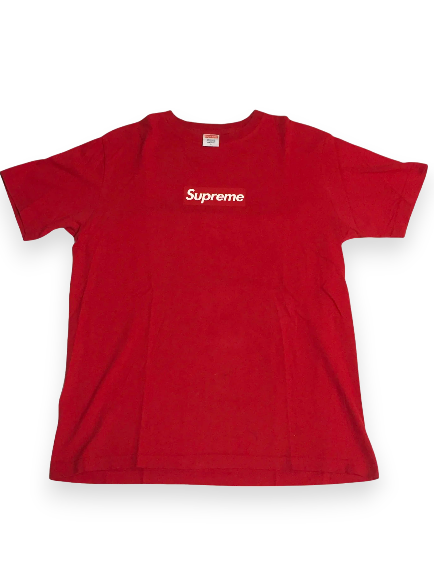 2003 Supreme Red Tonal Box Logo Tee