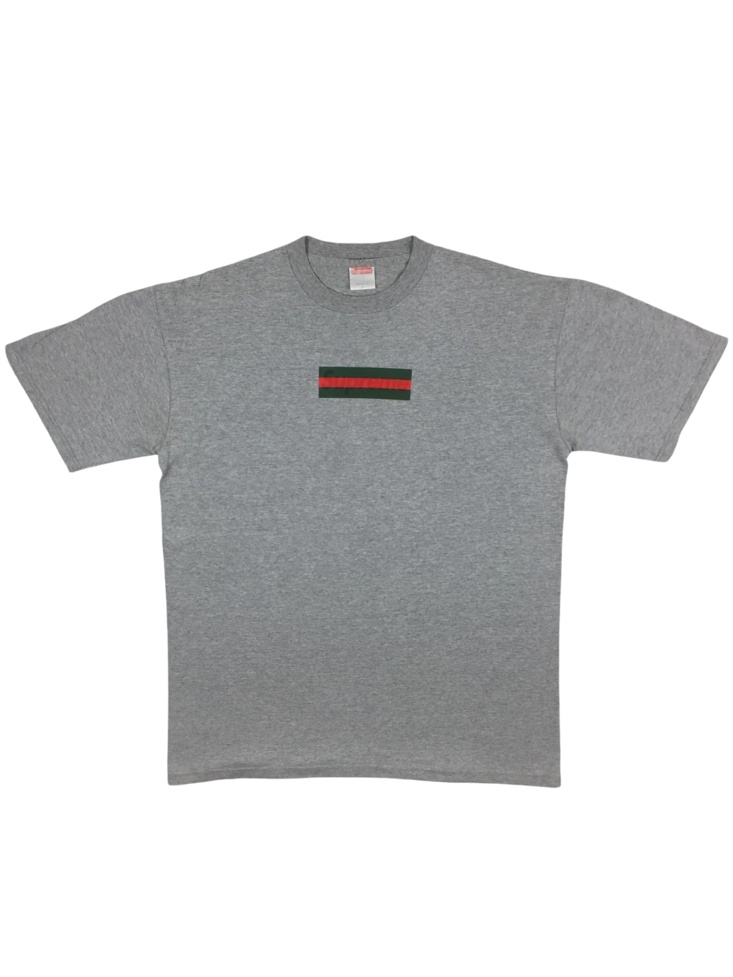 2000 Supreme Gucci Grey Box Logo Tee