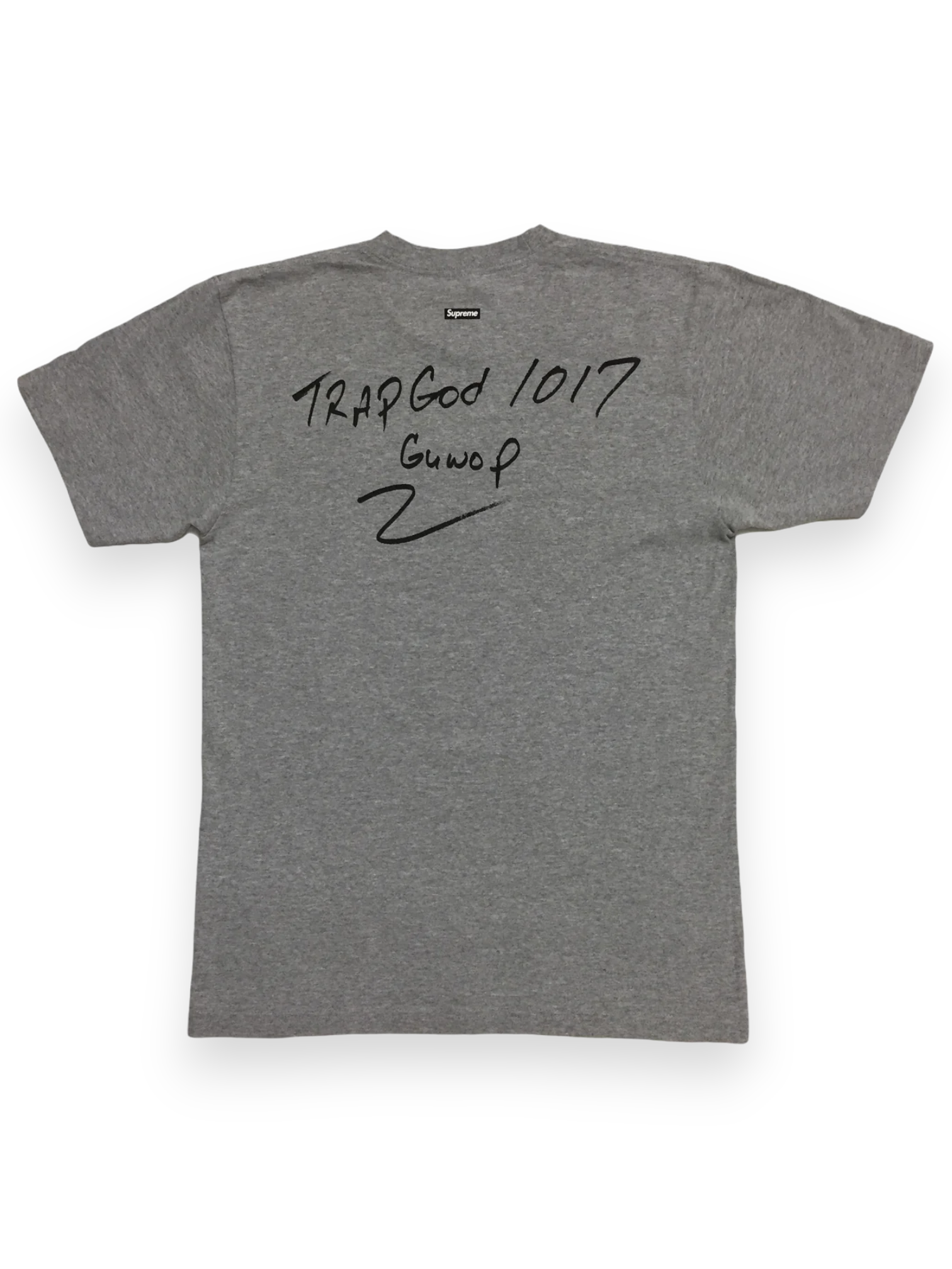 2016 Supreme Gucci Mane Grey Photo Tee