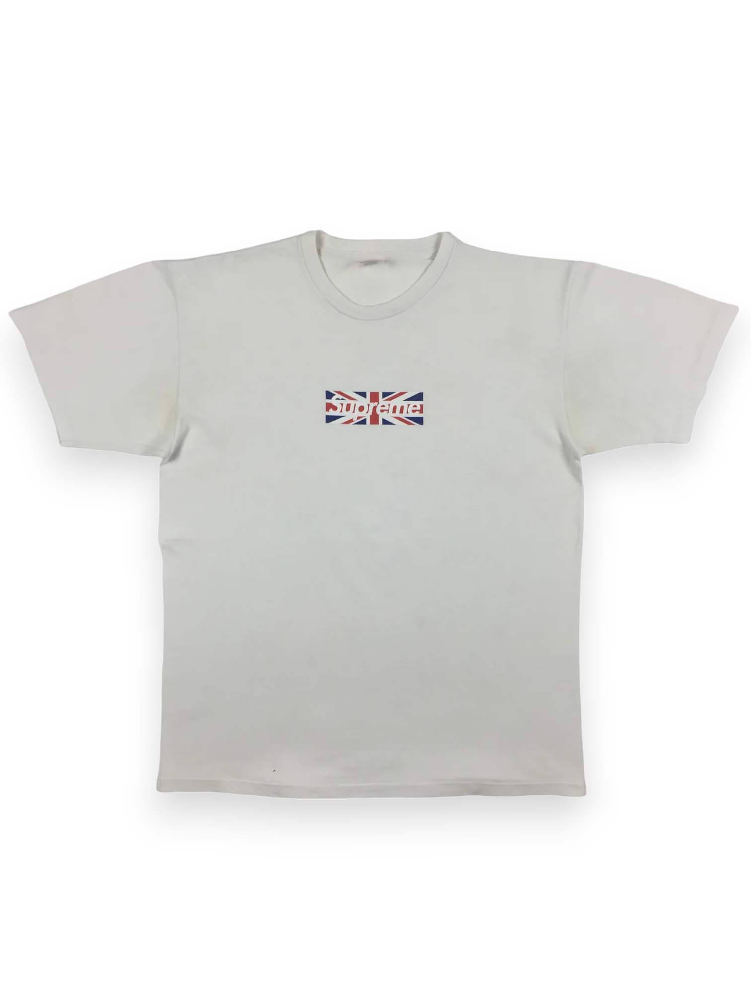 2011 Supreme London Union Jack Box Logo Tee