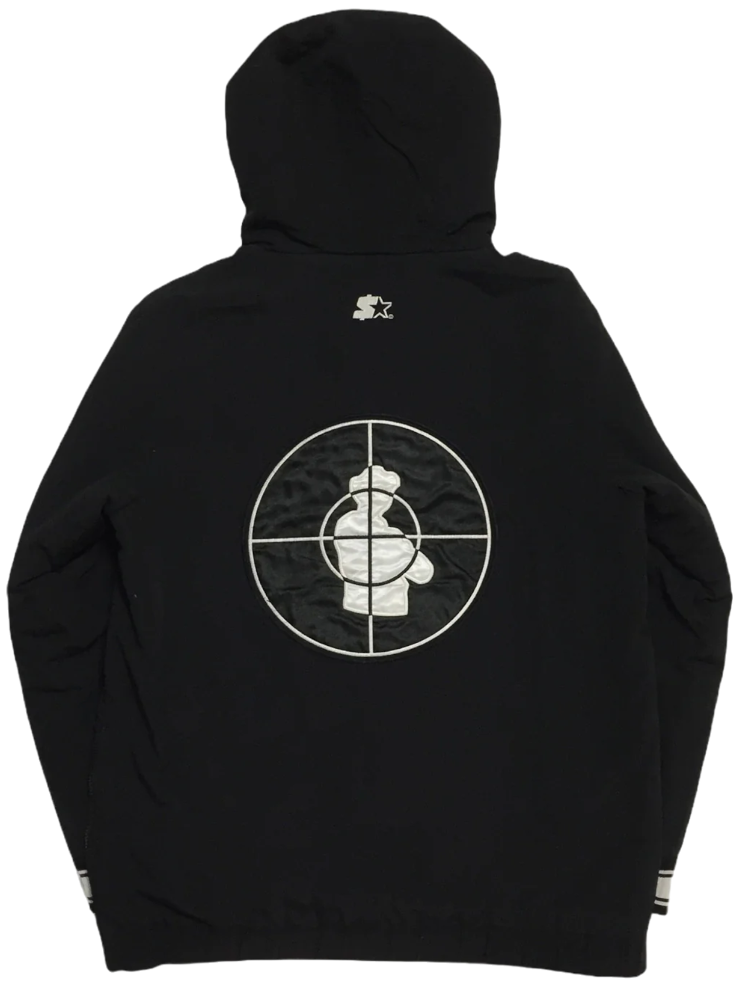 2006 Supreme x Public Enemy Black Starter Pullover Jacket
