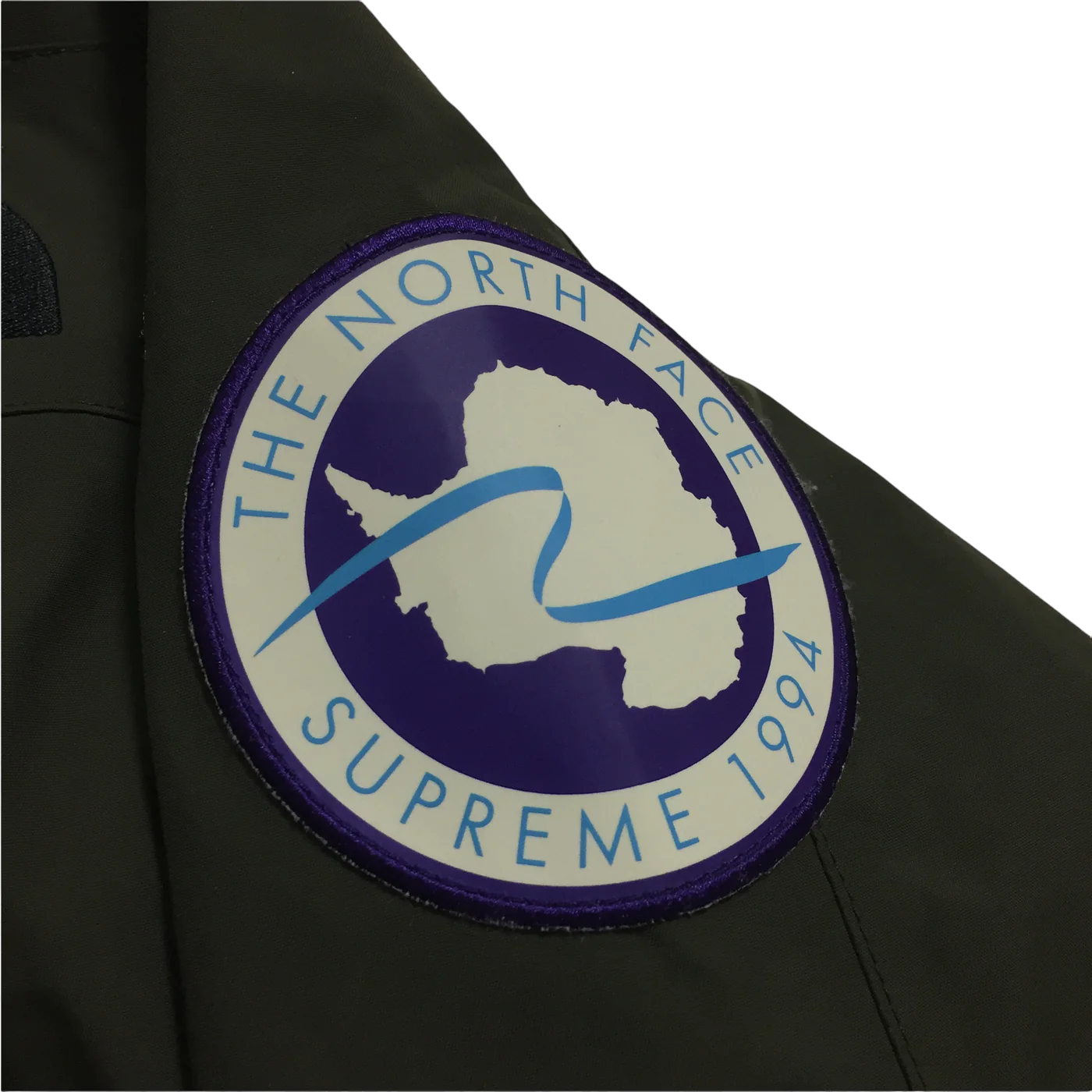 2017 Supreme x The North Face Olive Trans Antarctica Pullover