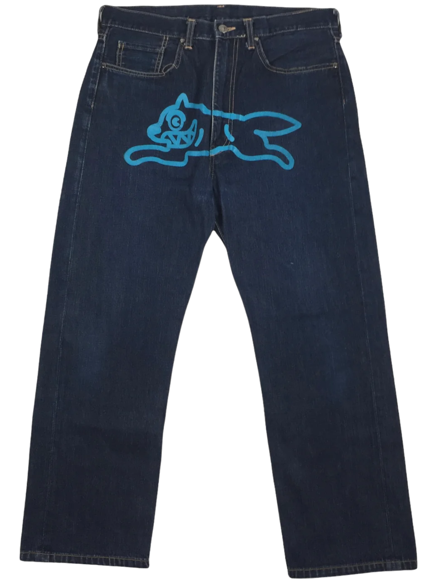 BBC Ice Cream Blue Running Dog Jeans