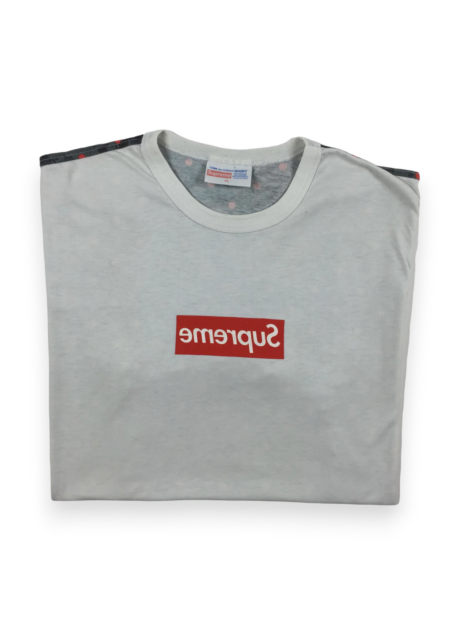 2013 Supreme x CDG Digi Camo Red Box Logo Tee