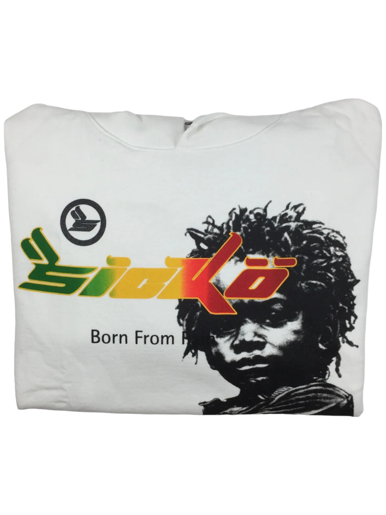 Sickö Born From Pain Rasta Boy White Hoodie