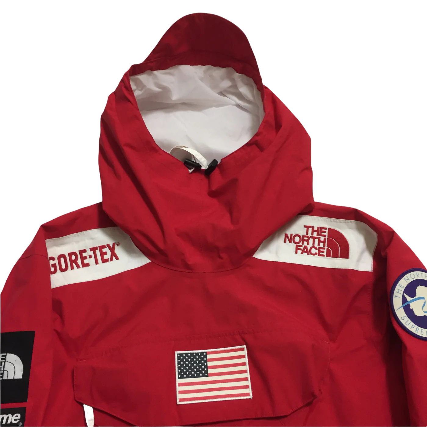 2017 Supreme x The North Face Red Trans Antarctica Pullover