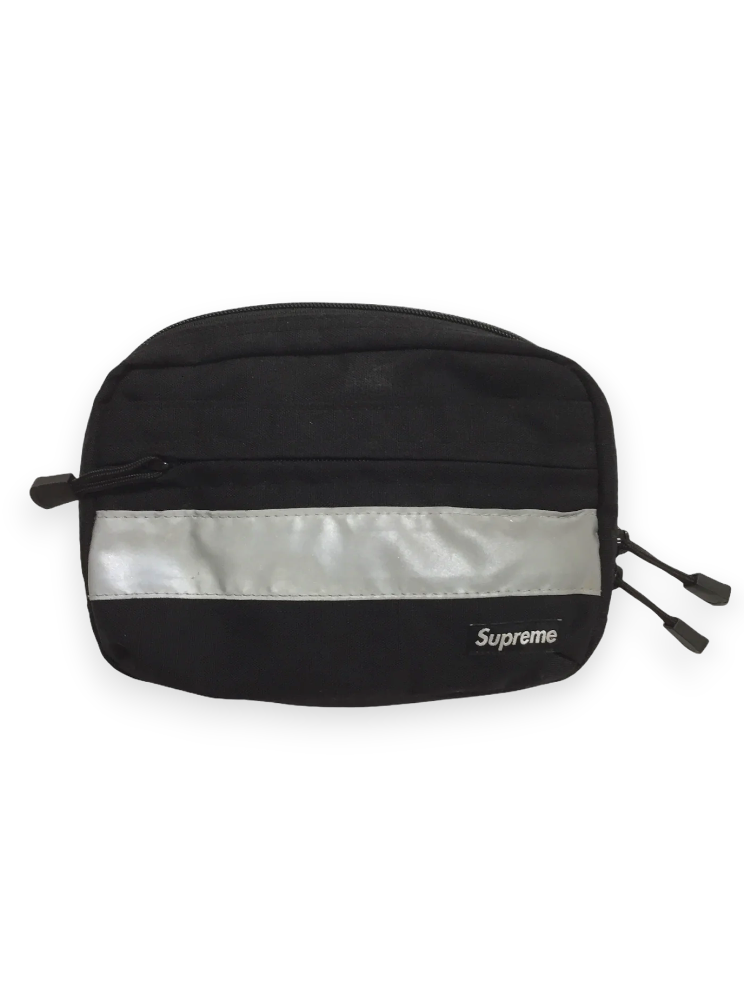 2014 Supreme Black Hi-Vis 3M Shoulder Bag