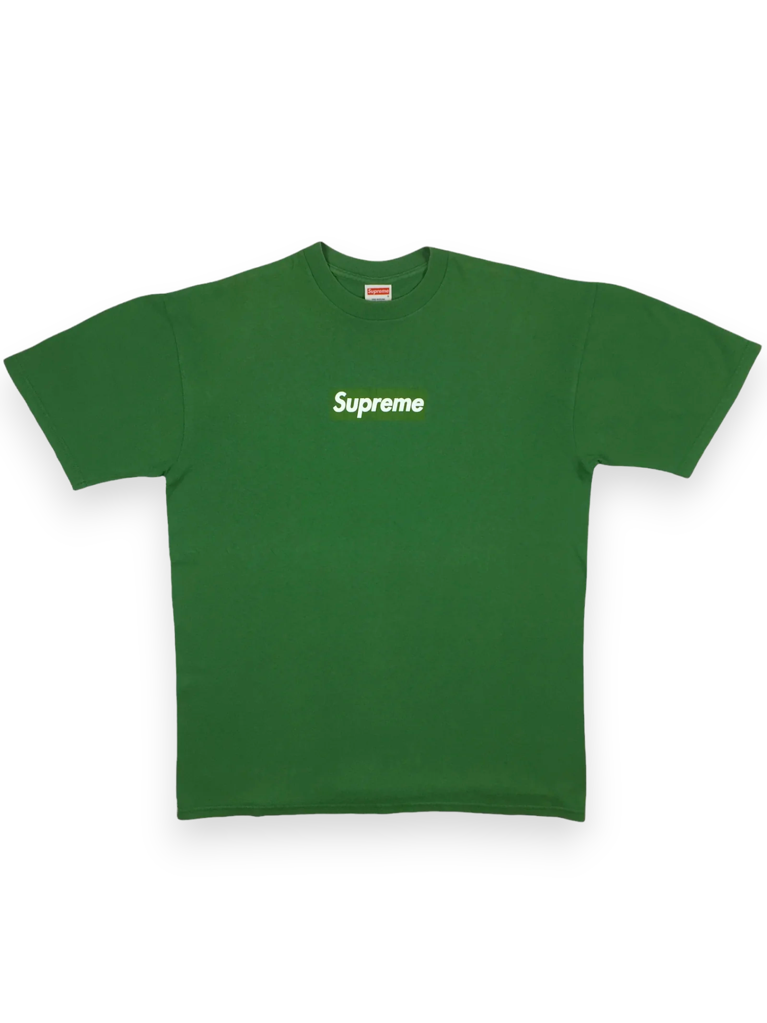 2002 Supreme Kelly Green Box Logo Tee