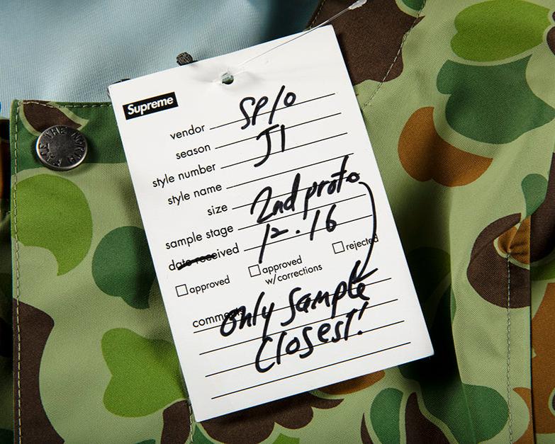 2010 Supreme x The North Face Unreleased Duck Camo Sample Pullover Jacket