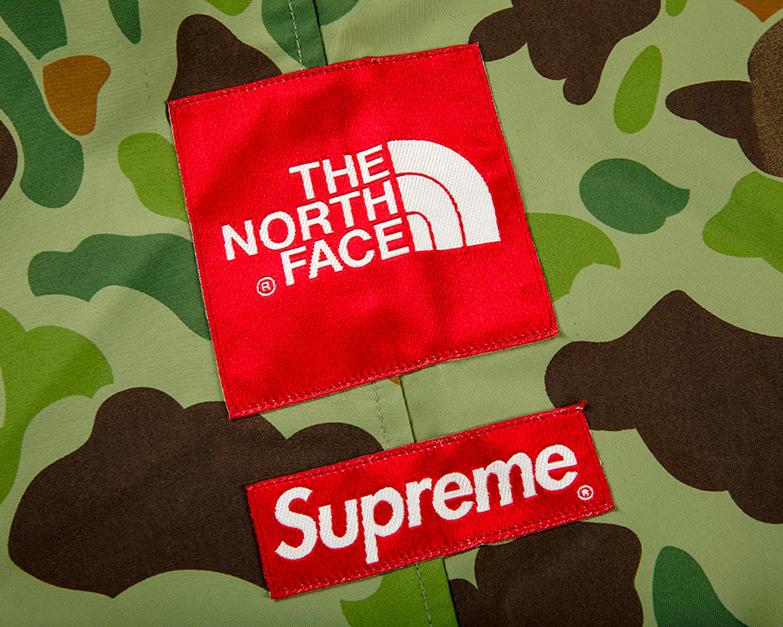 2010 Supreme x The North Face Unreleased Duck Camo Sample Pullover Jacket