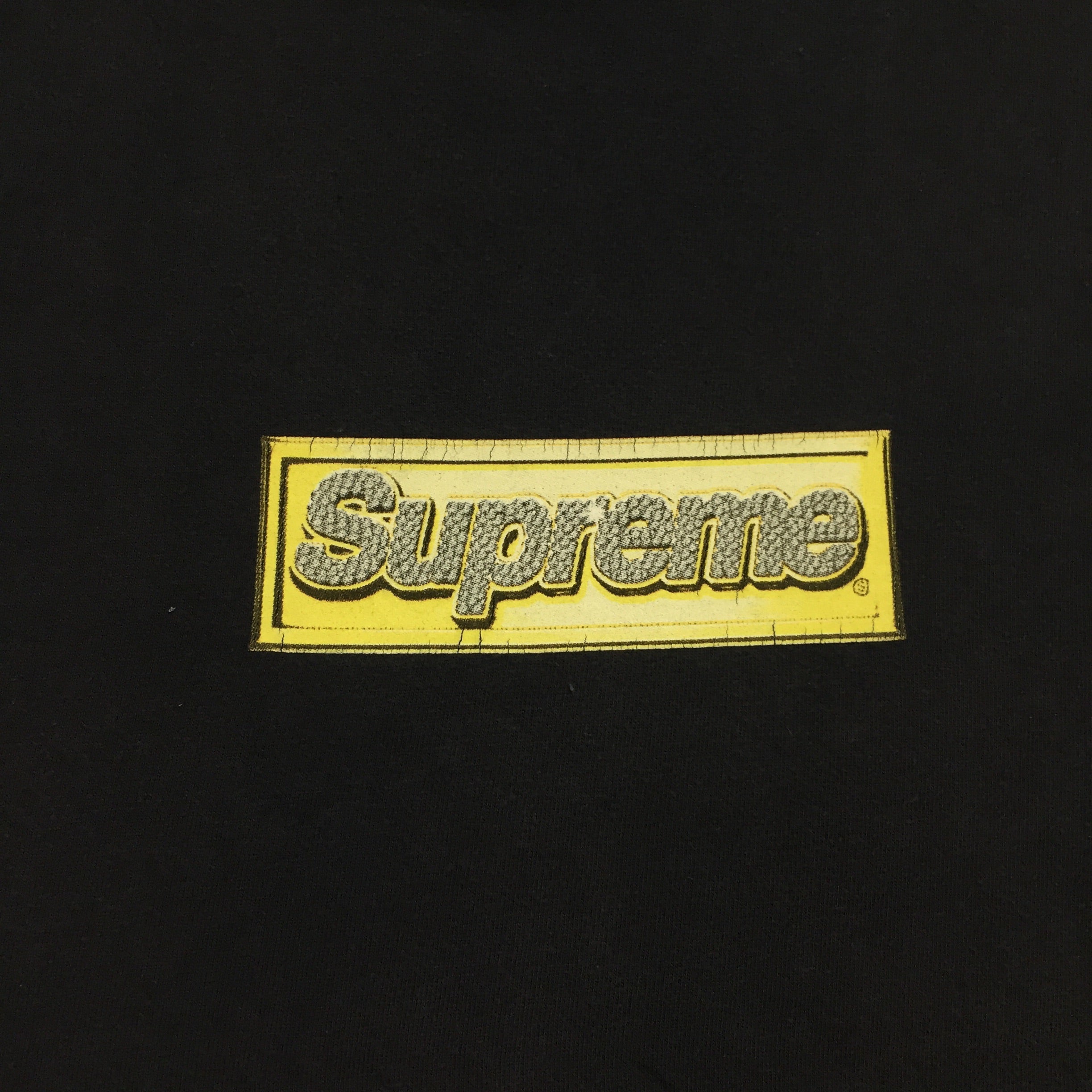 2013 Supreme Navy Bling Box Logo Tee