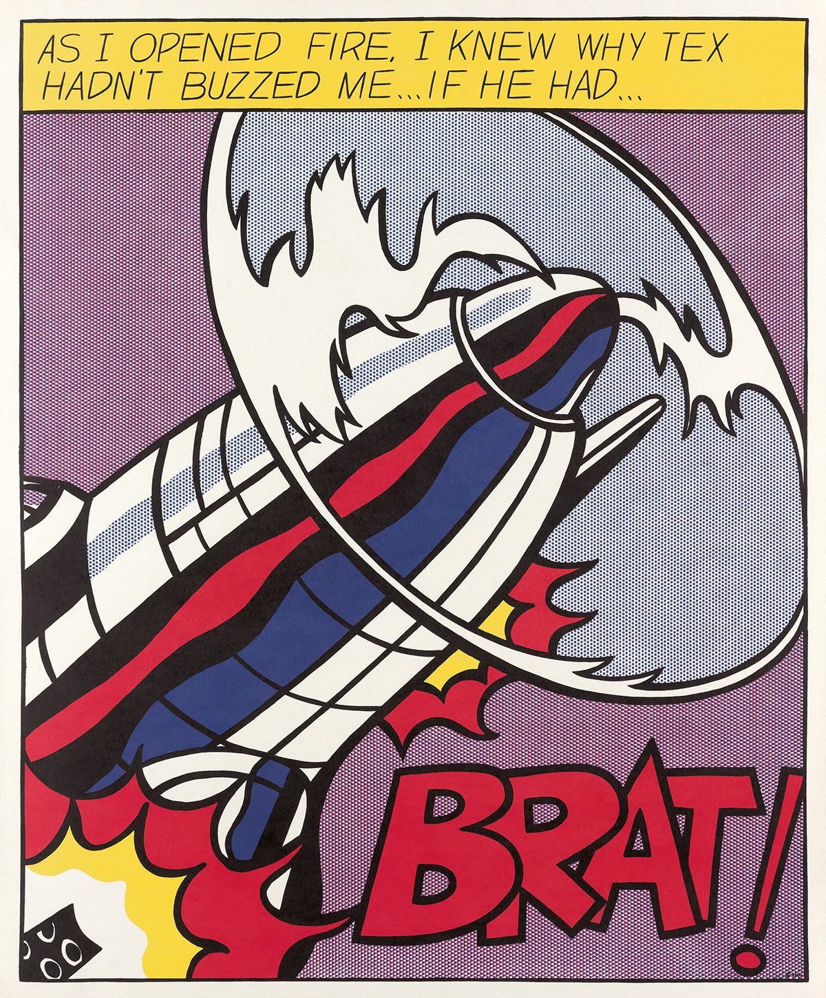 Roy Lichtenstein As I Opened Fire