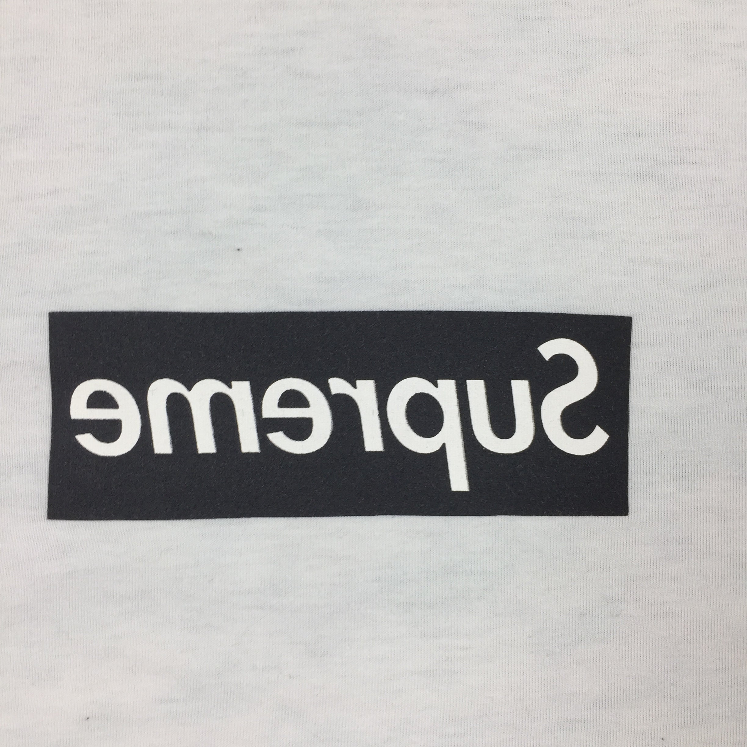2013 Supreme x CDG Digi Camo Black Box Logo Tee