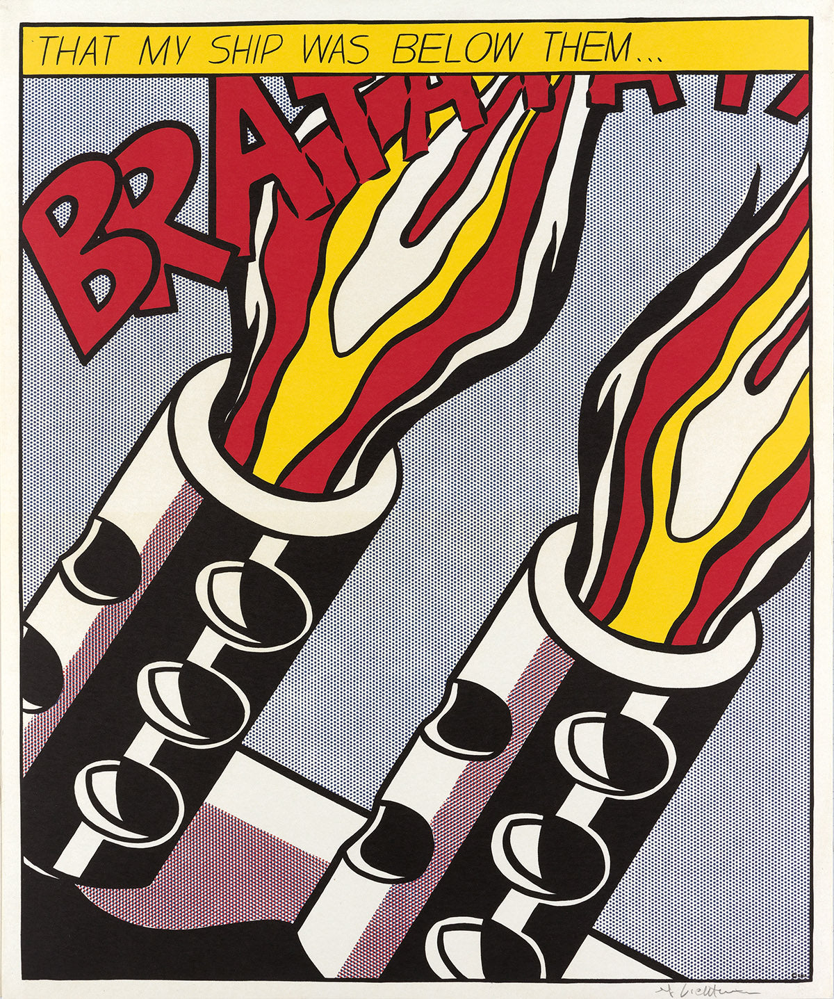 Roy Lichtenstein As I Opened Fire