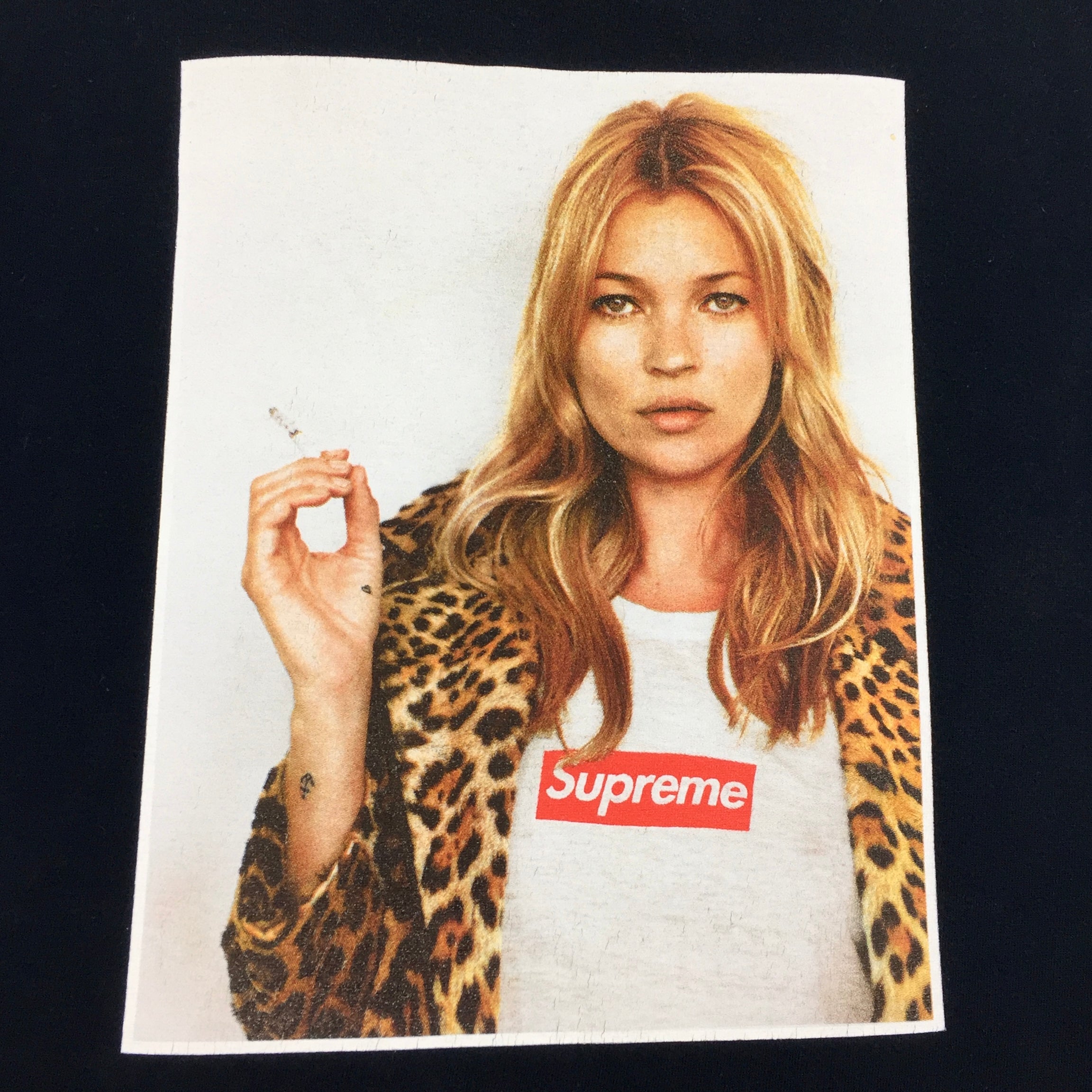 2012 Supreme Kate Moss Navy Photo Tee
