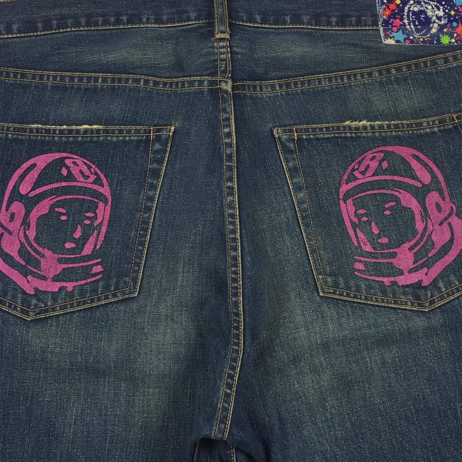 BBC Ice Cream Purple Running Dog Jeans