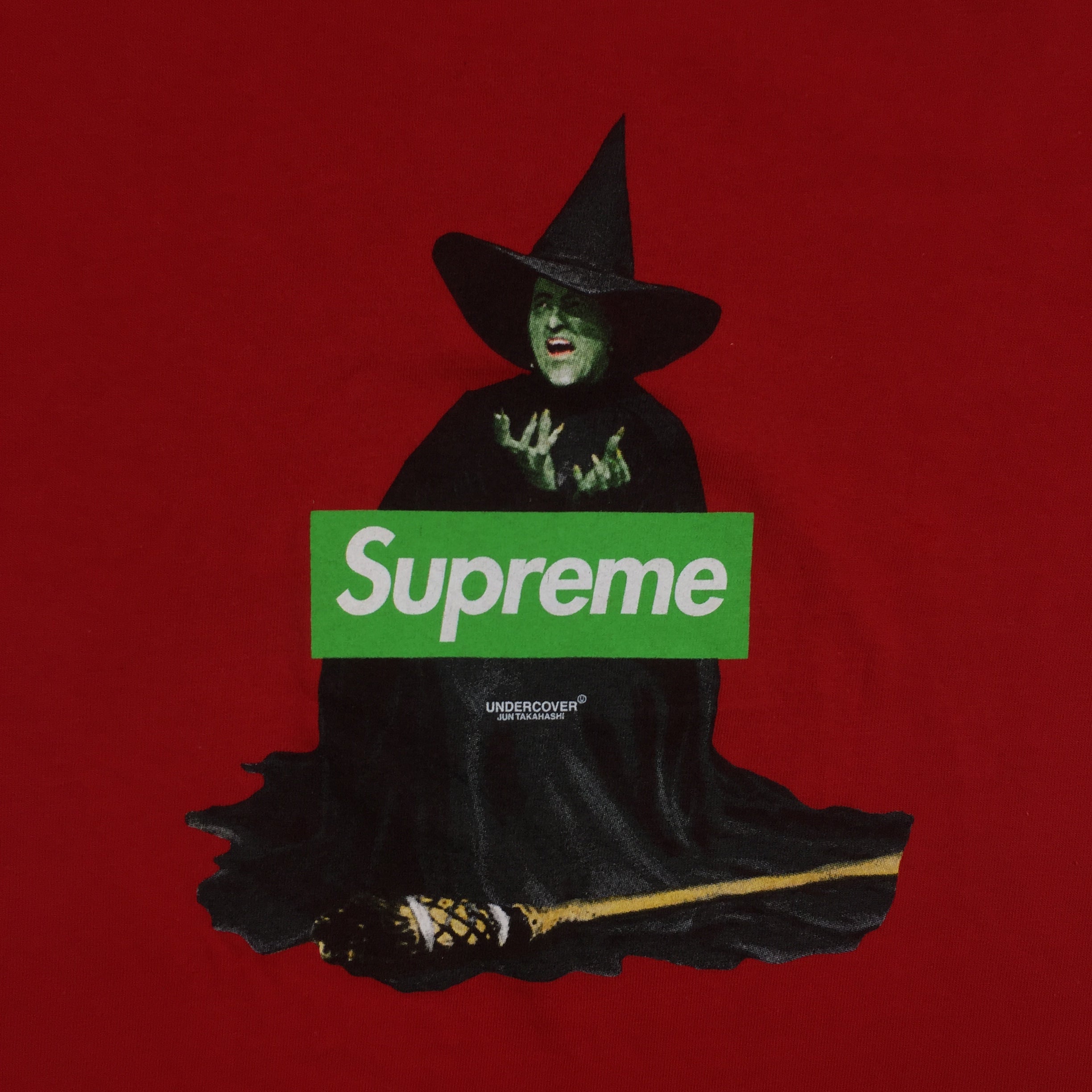 2015 Supreme x Undercover Witch Red Box Logo Tee