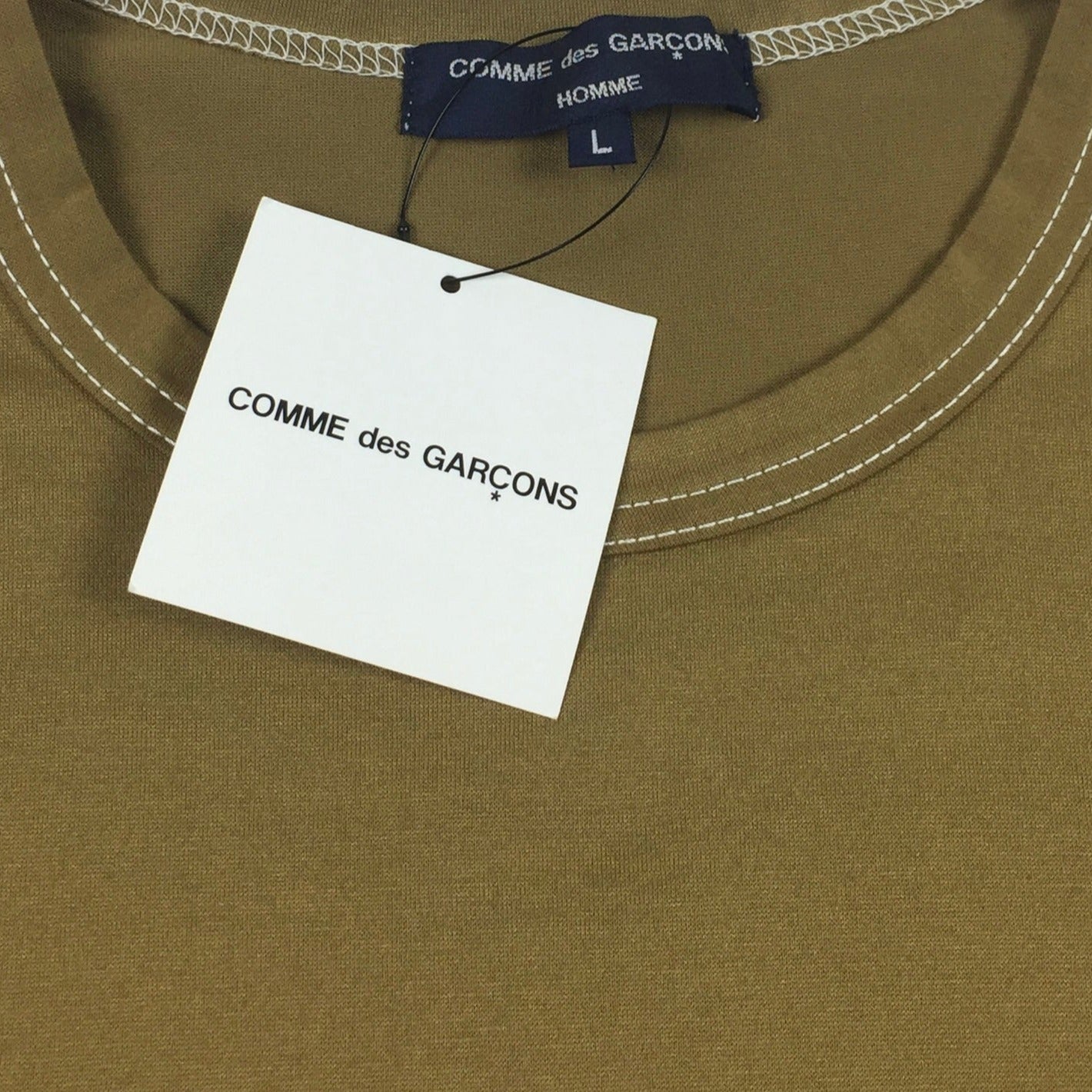 COMMEdesGARÇONS Homme Tan Brown Tee
