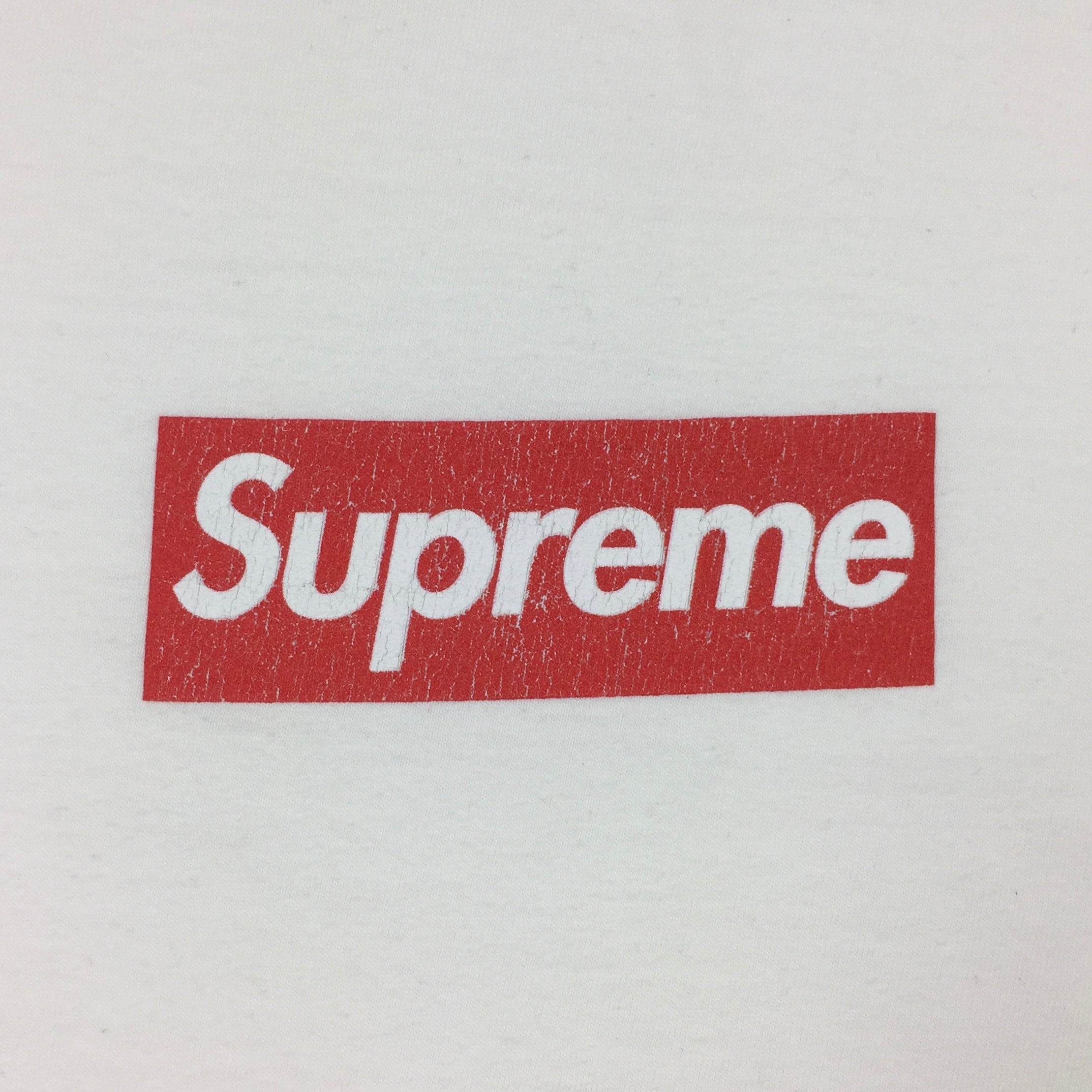 2014 Supreme 20th Anniversary Red White Box Logo Tee
