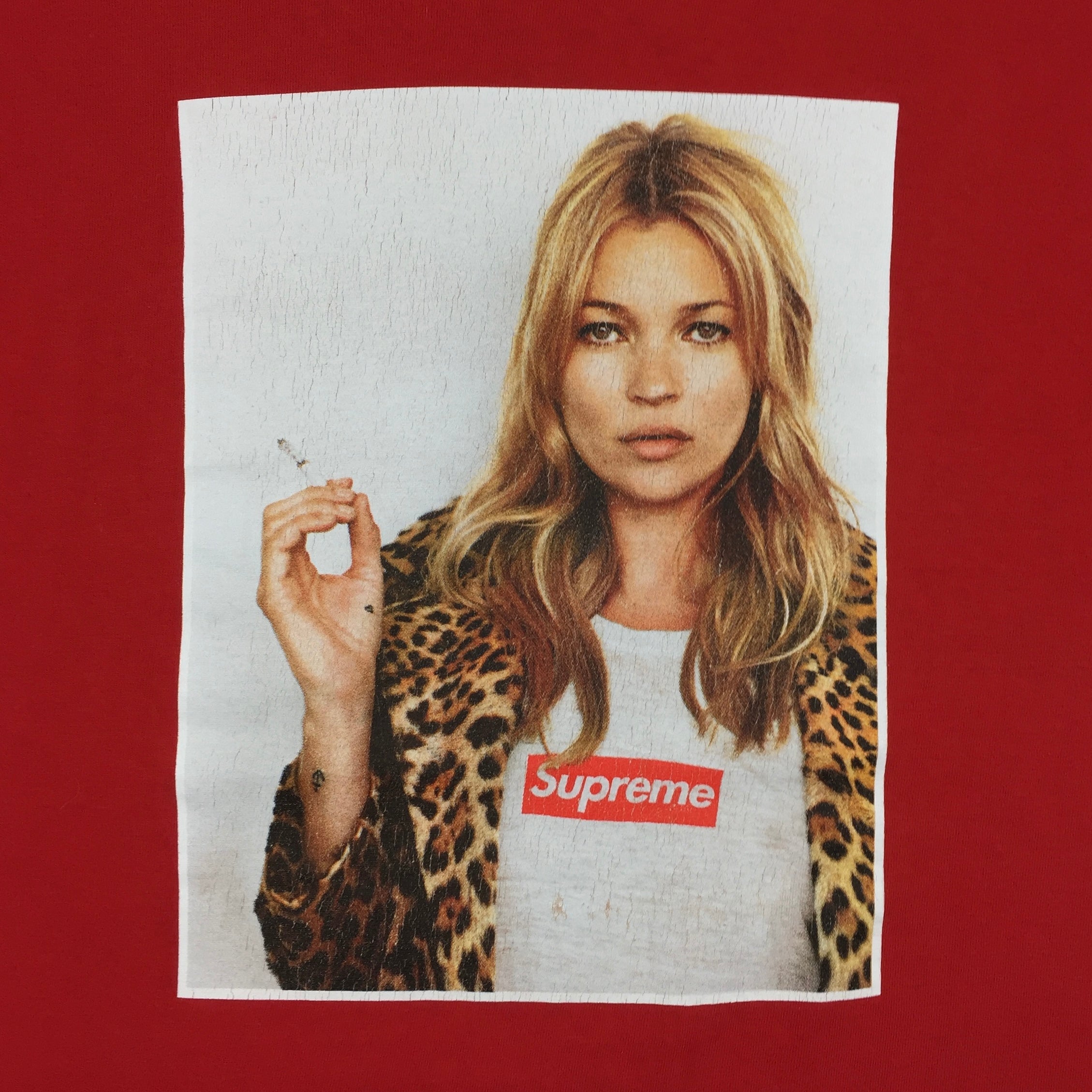 2012 Supreme Kate Moss Red Photo Tee