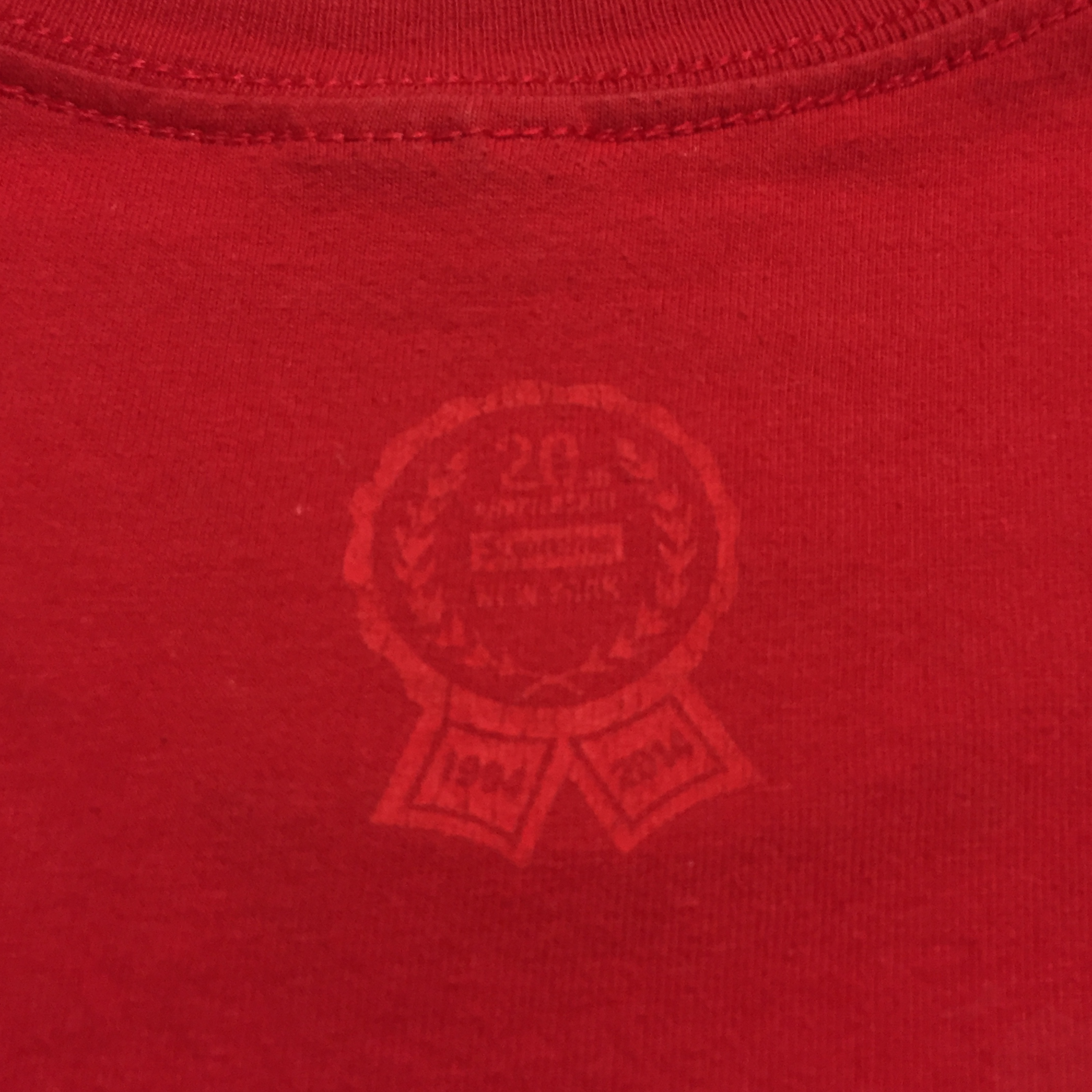 2014 Supreme 20th Anniversary Red Box Logo Tee