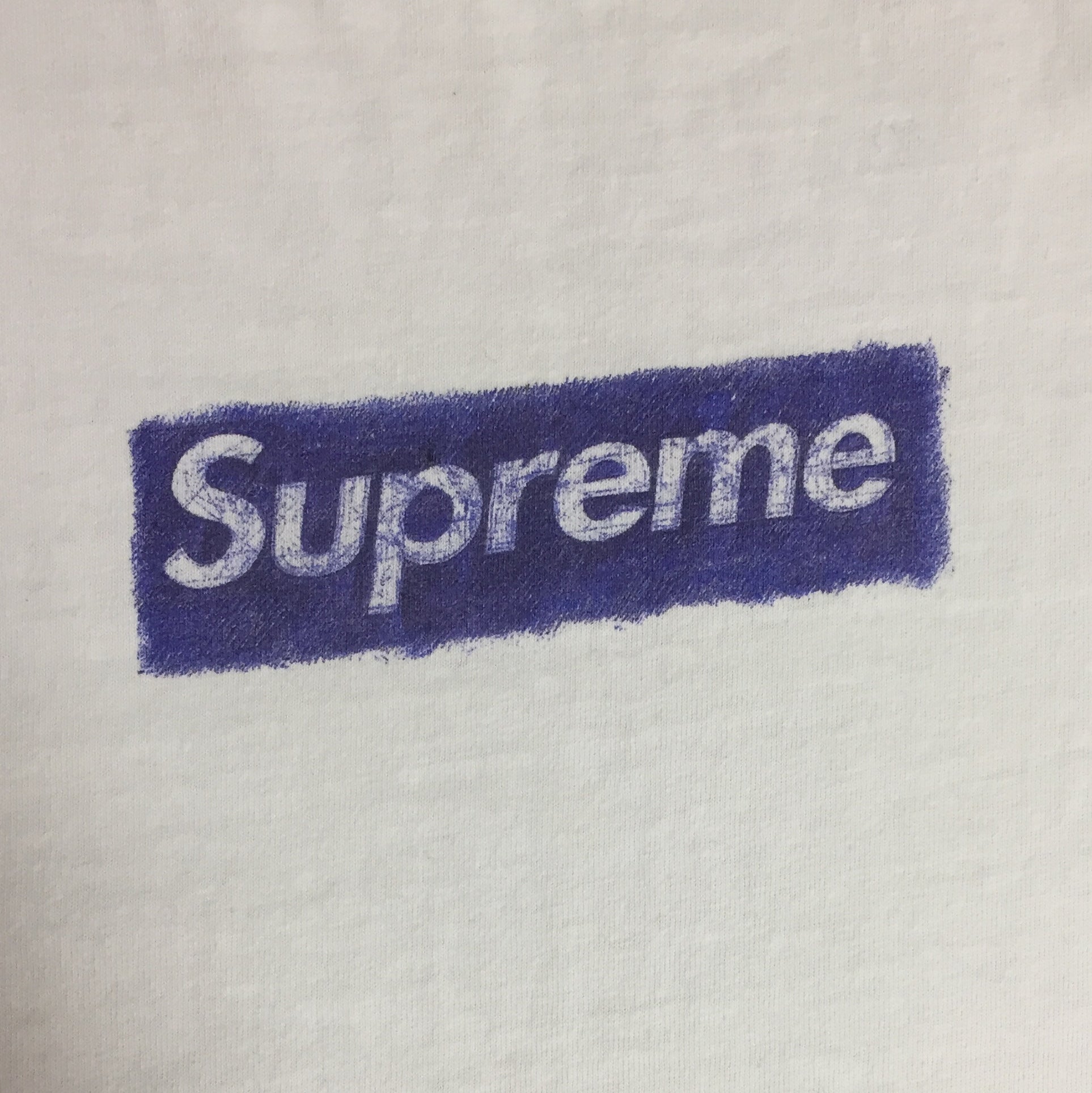 2004 Supreme Molodkin White Box Logo Tee