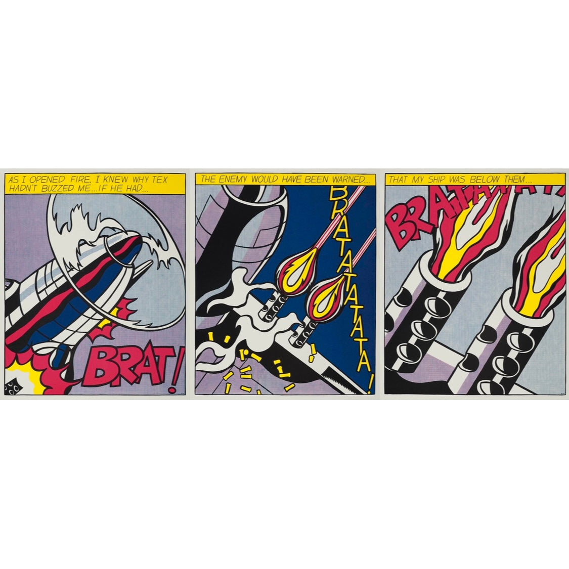 Roy Lichtenstein As I Opened Fire