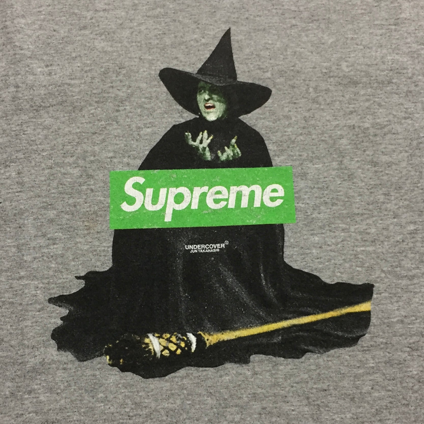 2015 Supreme x Undercover Witch Grey Box Logo Tee