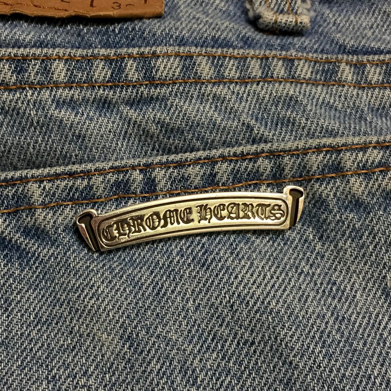 Chrome Hearts Cross Patch Blue Levi’s Denim