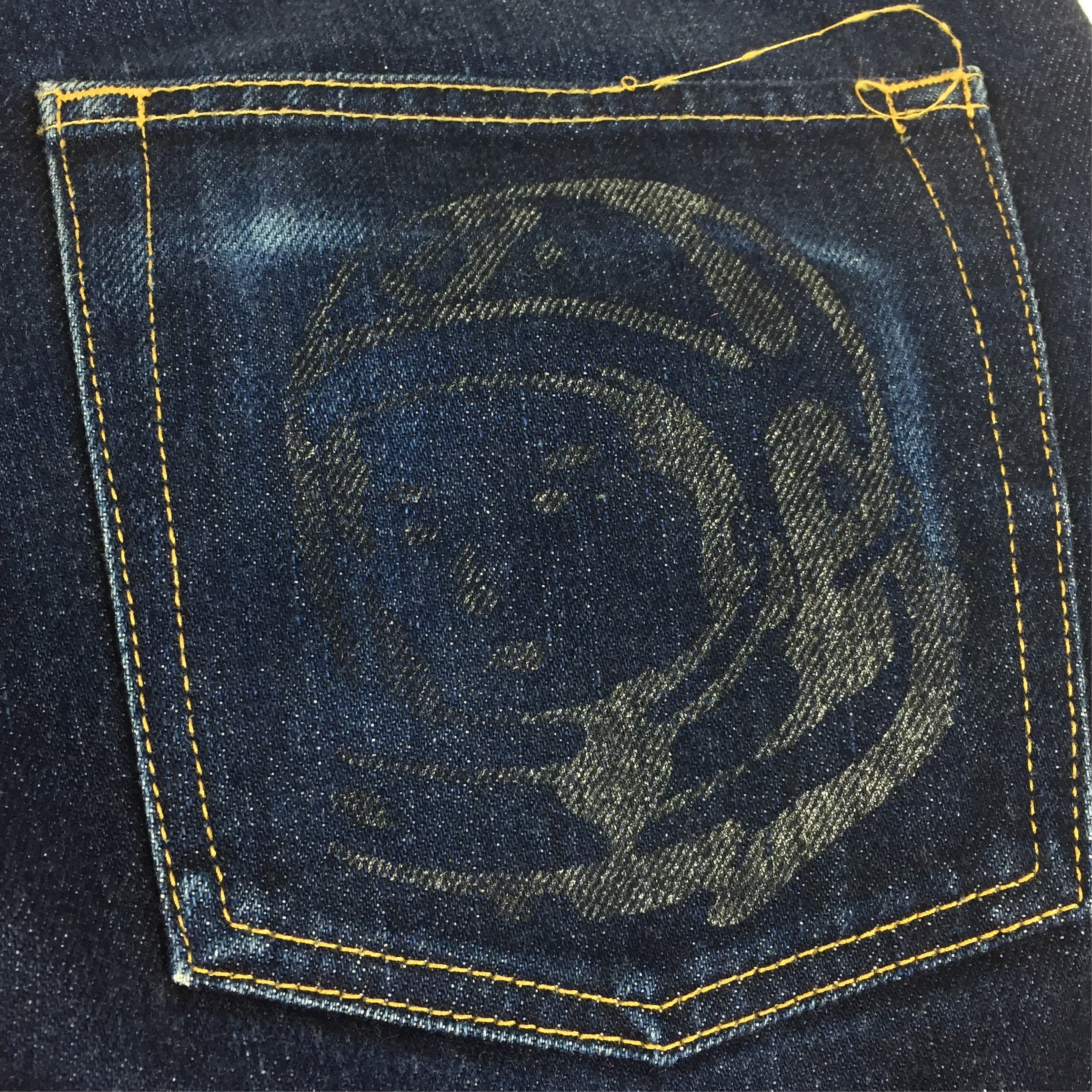 BBC Ice Cream Running Dog Dark Navy Jeans