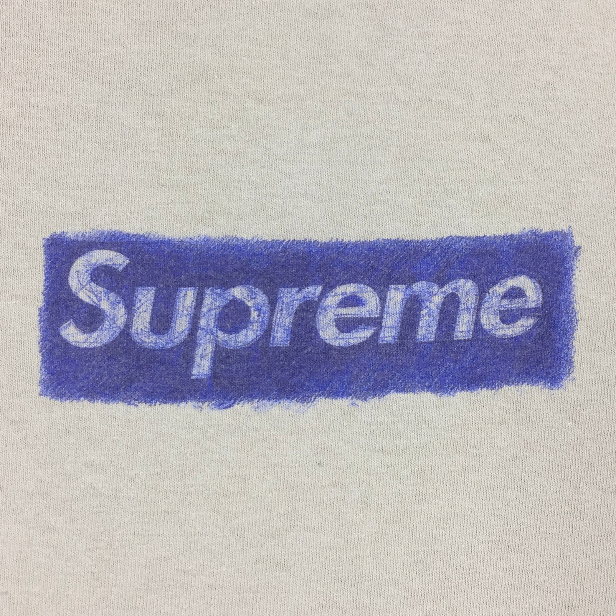 2004 Supreme Molodkin Tan Box Logo Tee