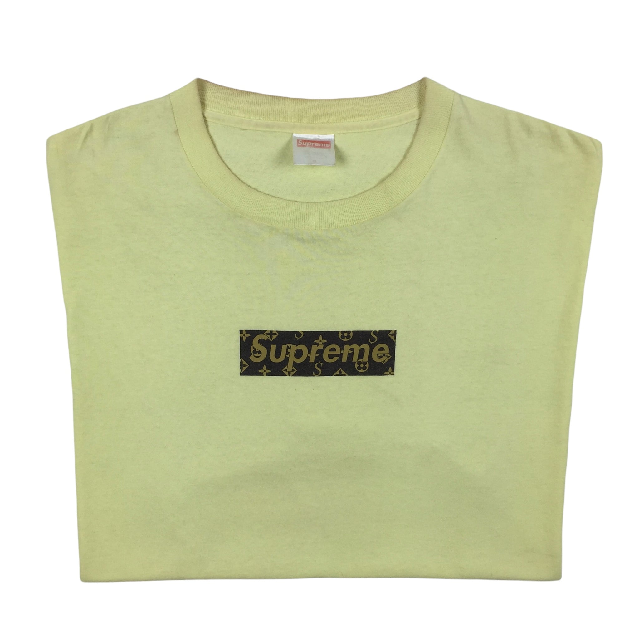 SUPREME/LOUIS Vuitton Monogram Box Logo T-Shirt