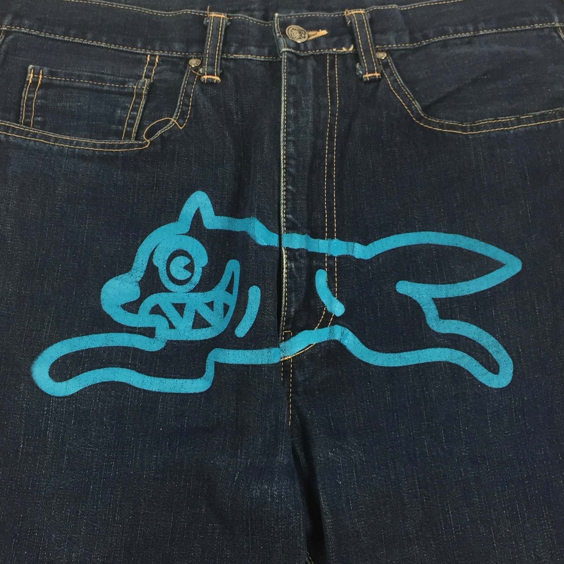 BBC Ice Cream Blue Running Dog Jeans