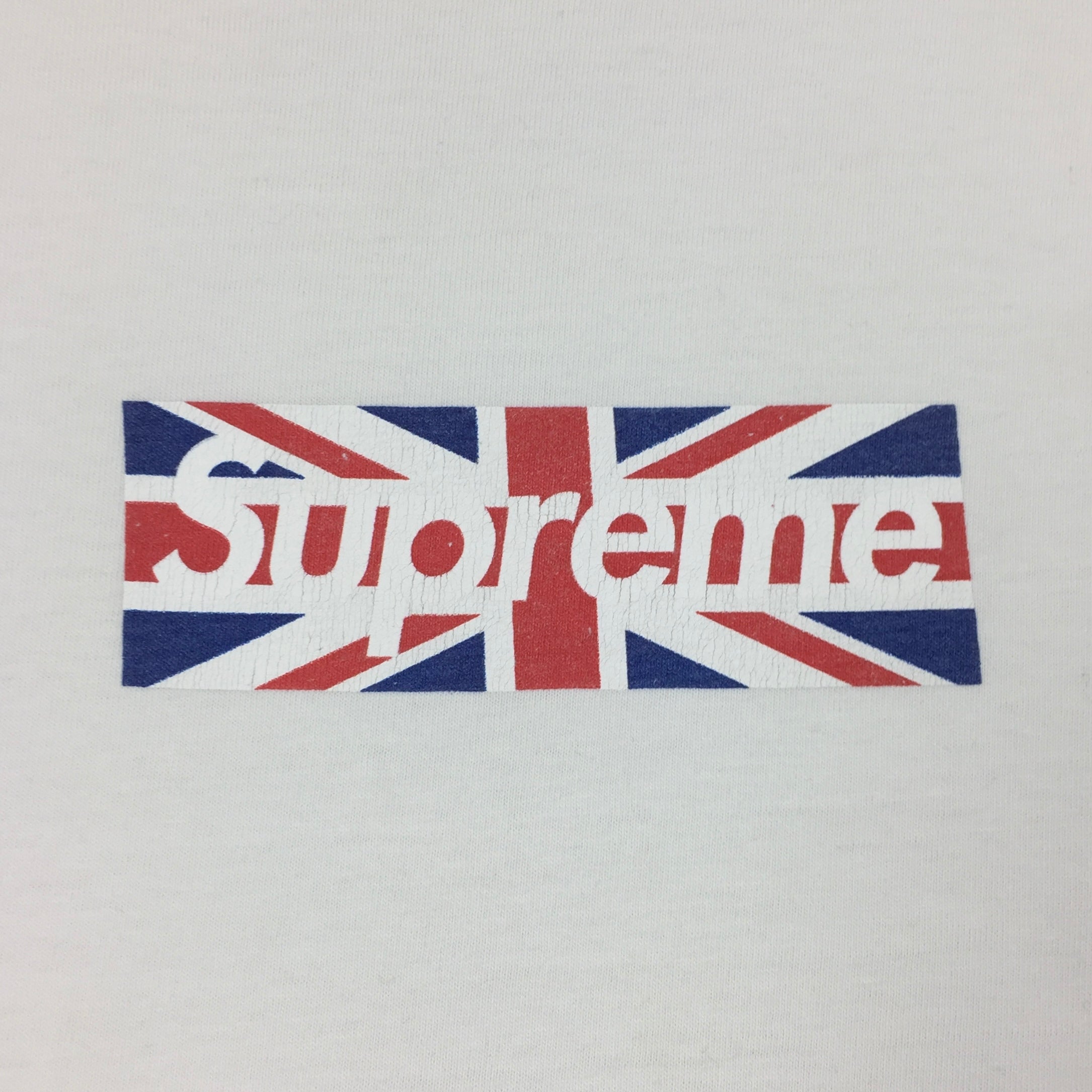 2011 Supreme London Union Jack Box Logo Tee