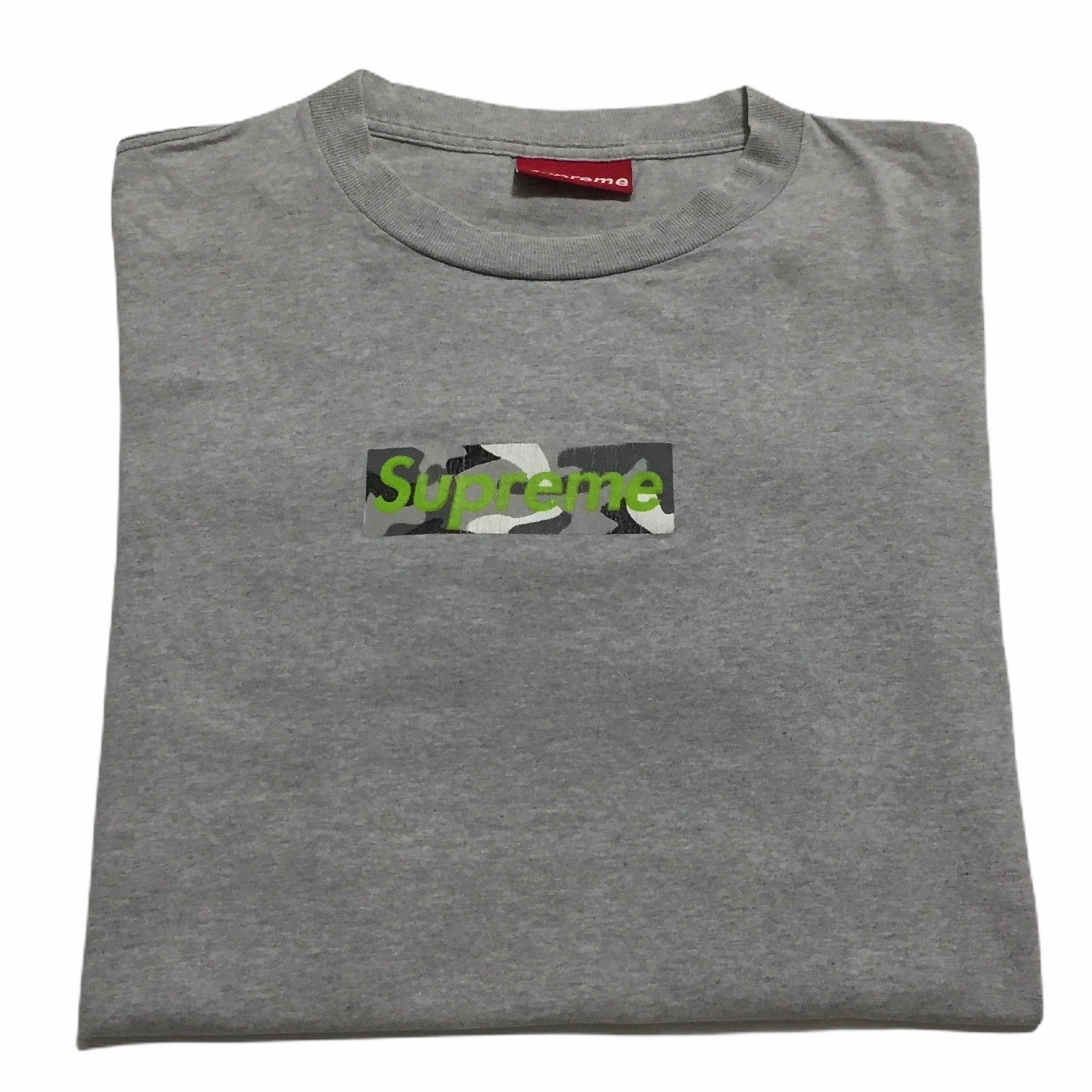 1997 Supreme Marble Grey Camo Box Logo Tee