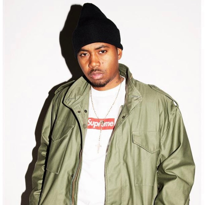 2017 Supreme Nas Lime Green Photo Tee