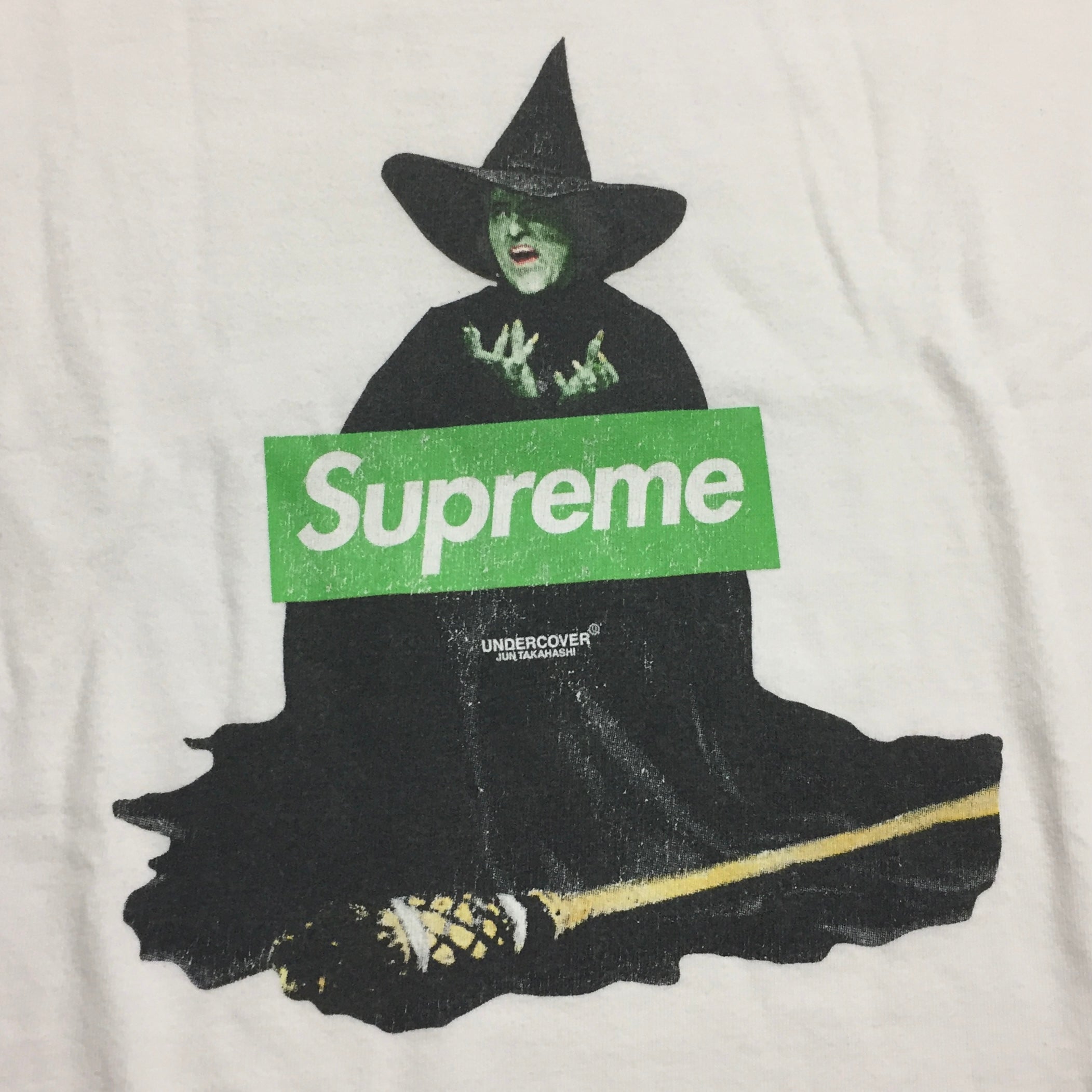 2015 Supreme x Undercover Witch White Box Logo Tee